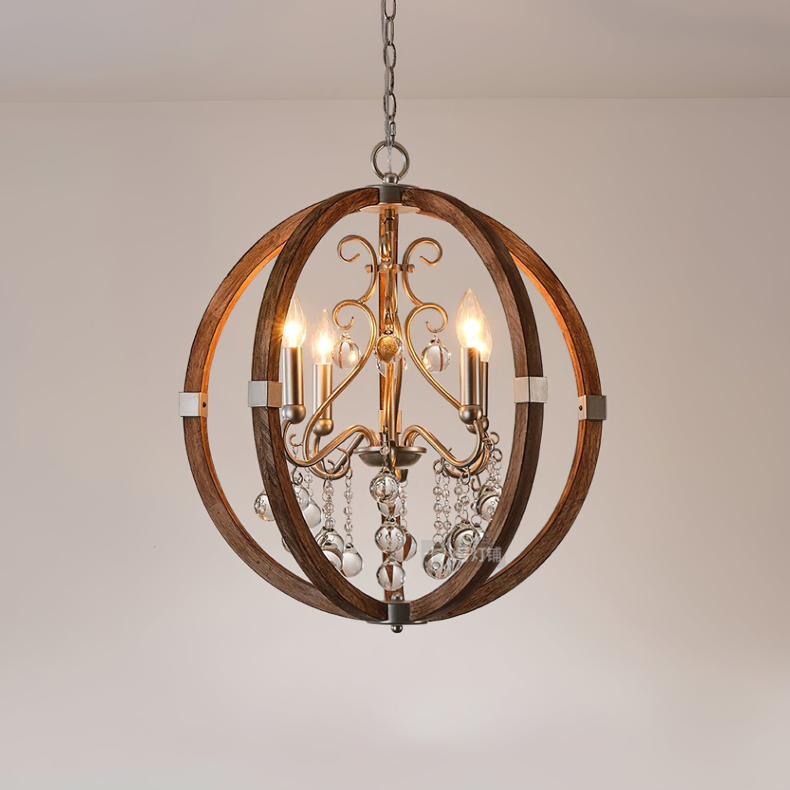 Isabella Wooden Pendant Lamp