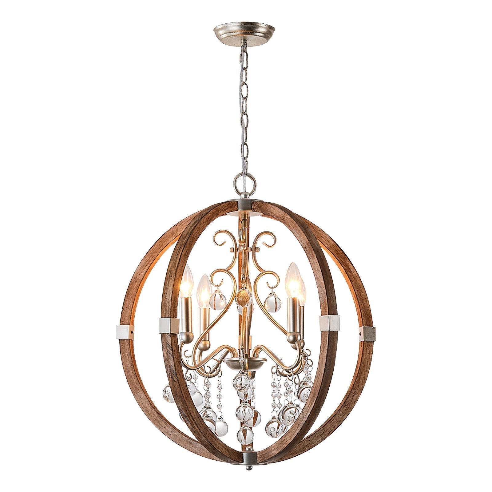 Isabella Wooden Pendant Lamp