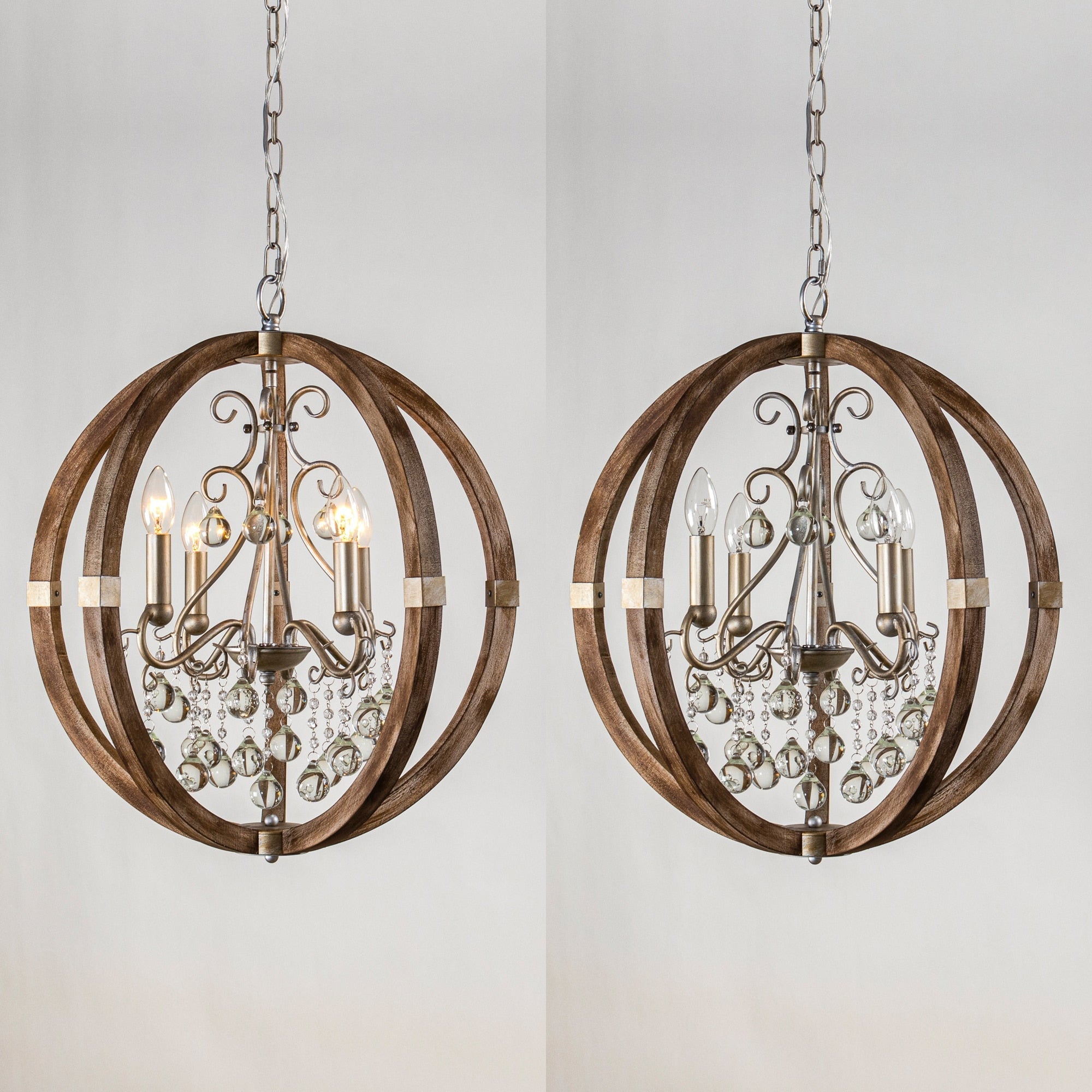 Isabella Wooden Pendant Lamp