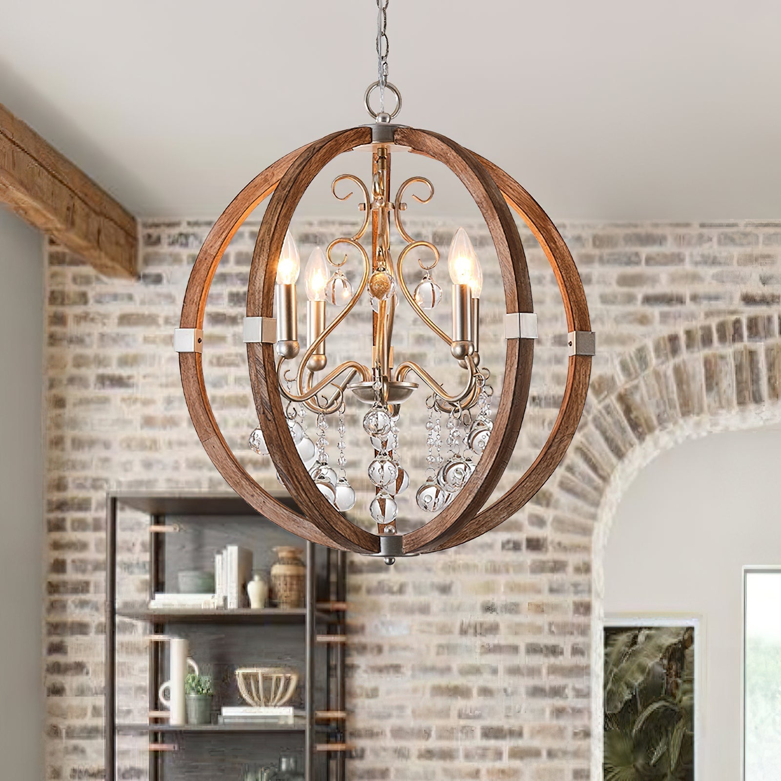 Isabella Wooden Pendant Lamp
