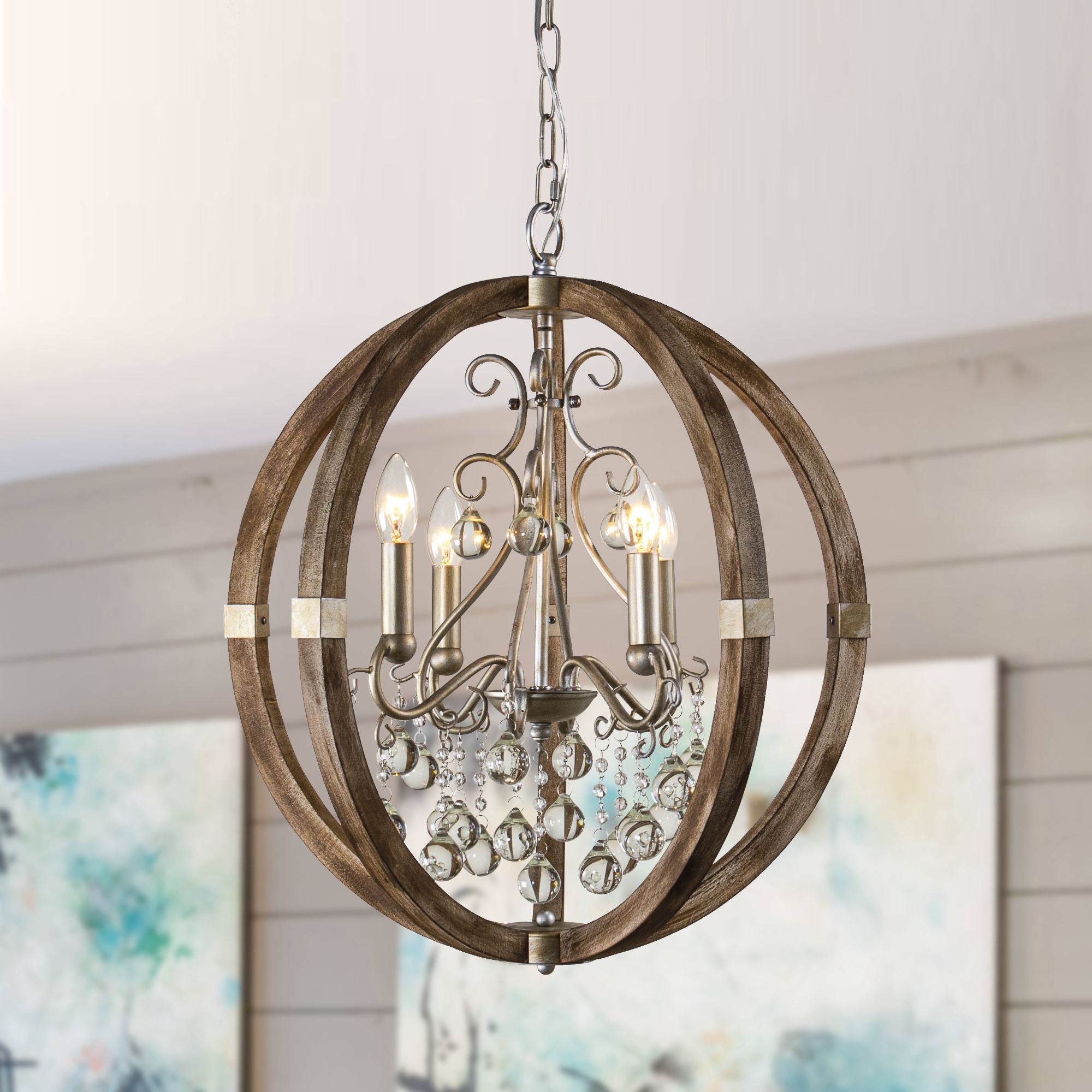 Isabella Wooden Pendant Lamp