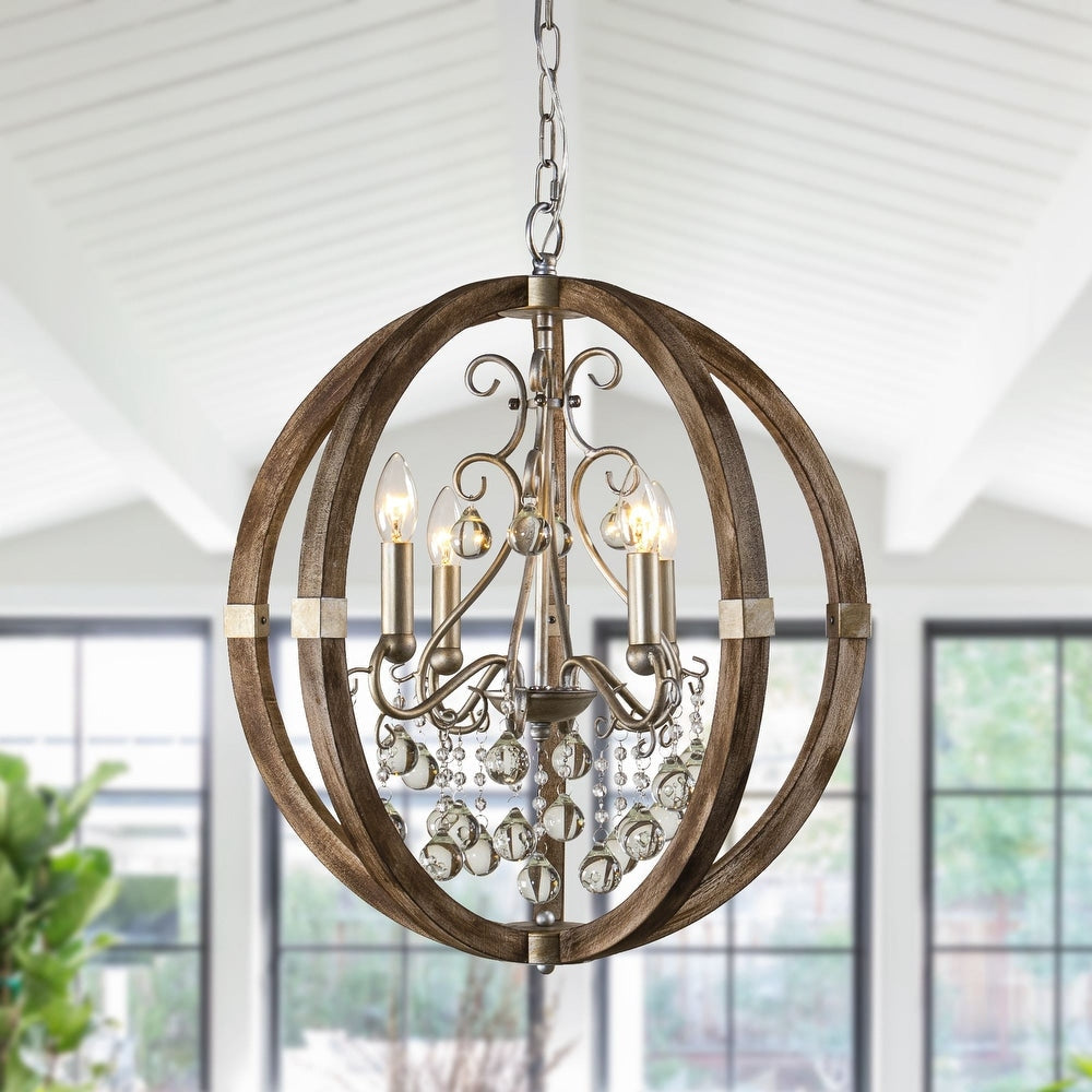 Isabella Wooden Pendant Lamp