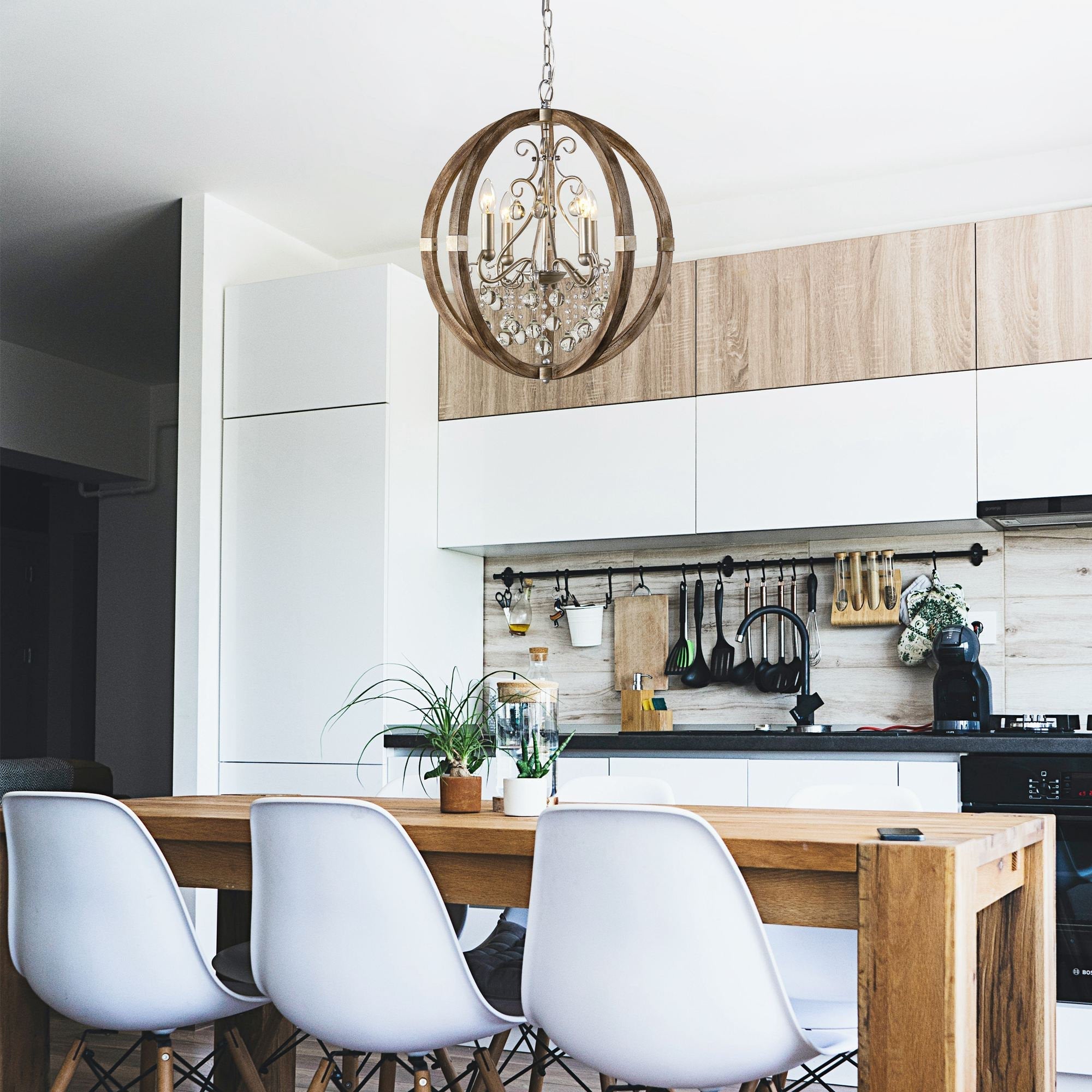 Isabella Wooden Pendant Lamp