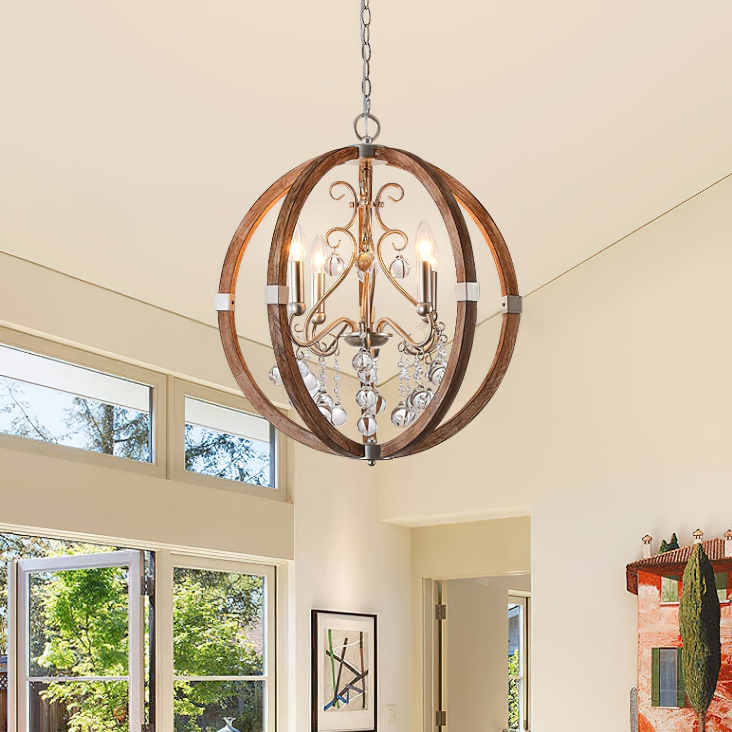 Isabella Wooden Pendant Lamp