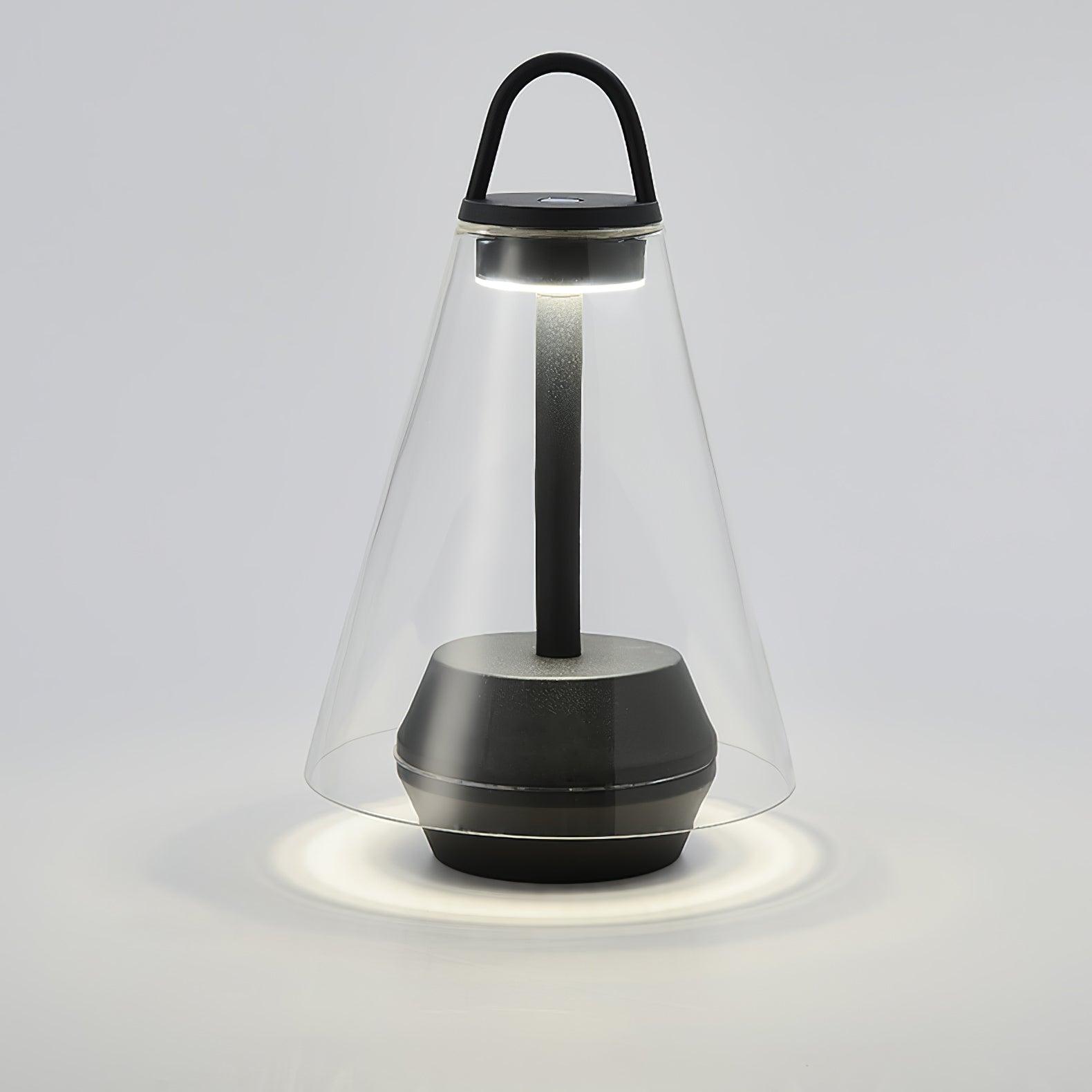 Emarir Scandinavian Glass Table Lamp-Neutral Decor