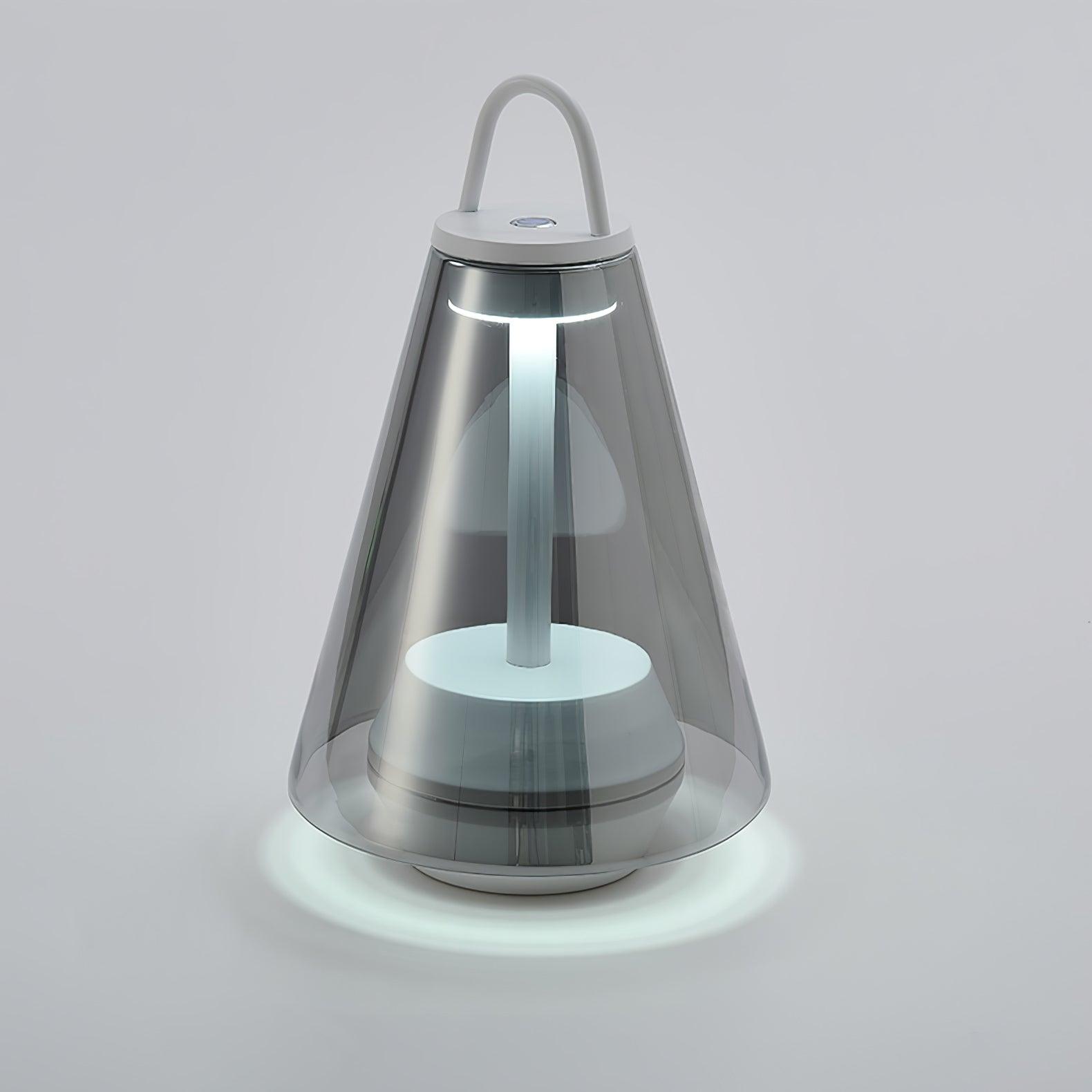 Emarir Scandinavian Glass Table Lamp-Neutral Decor