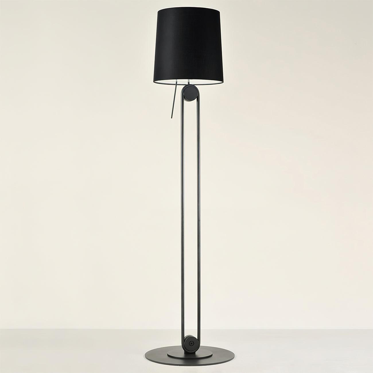 Zarina Minimalist Fabric Floor Lamp-Neutral Decor