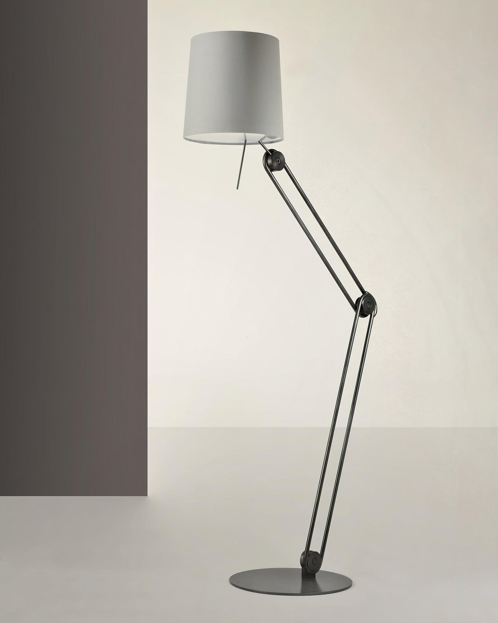 Zarina Minimalist Fabric Floor Lamp-Neutral Decor