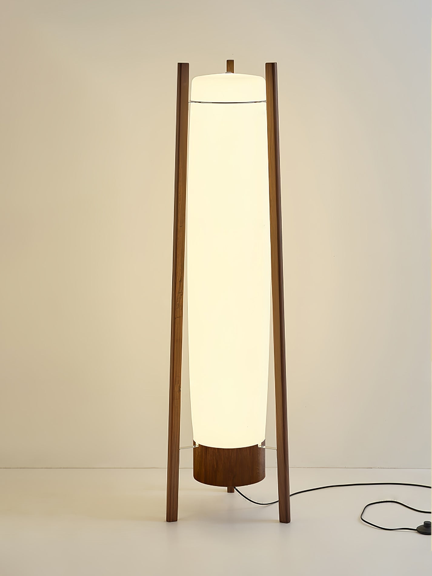 Zezoraril Wabi-Sabi Wood Floor Lamp-Neutral Decor
