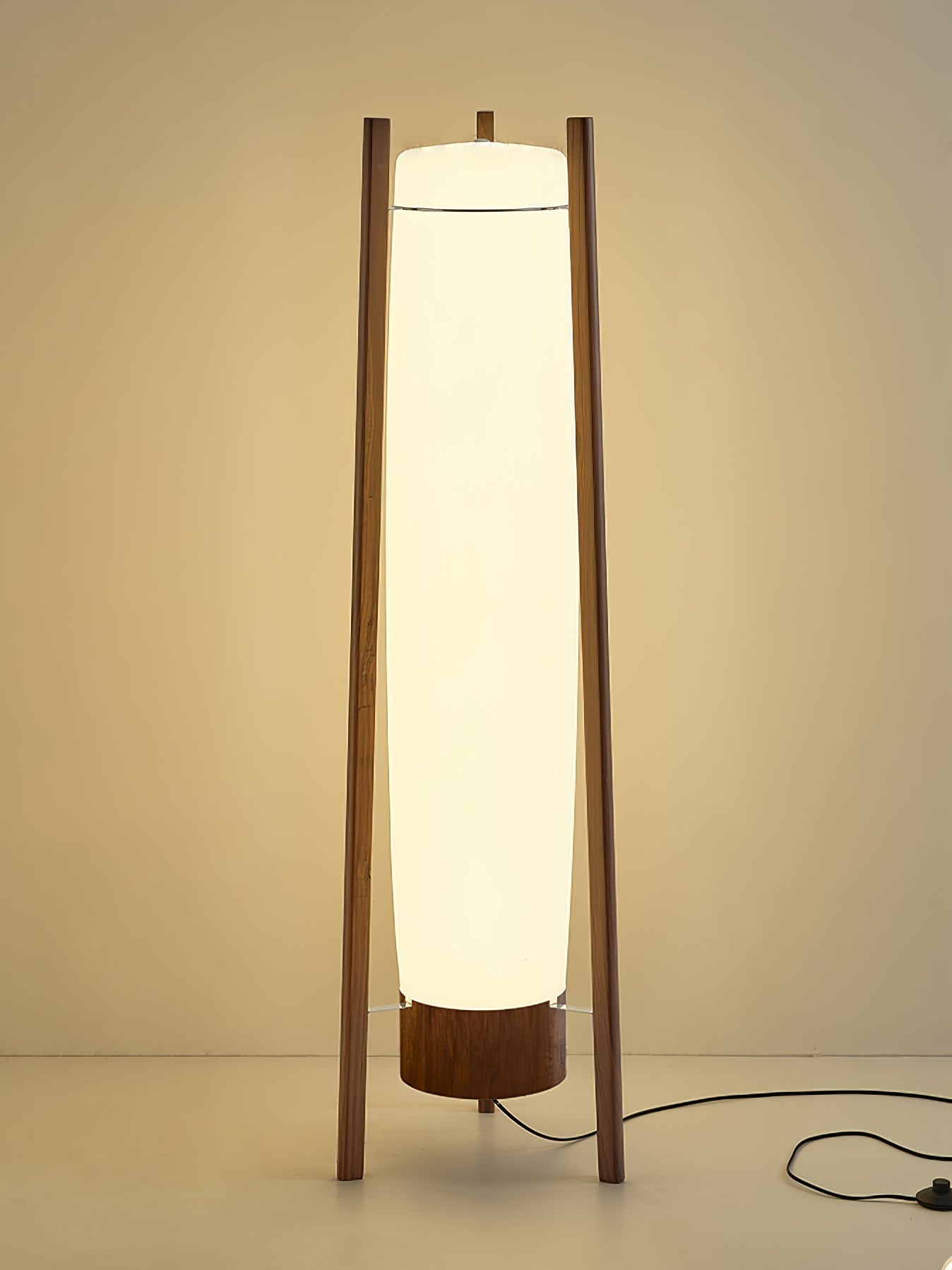 Zezoraril Wabi-Sabi Wood Floor Lamp-Neutral Decor