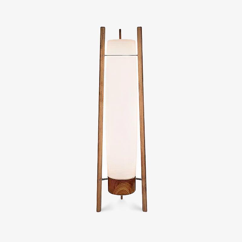 Zezoraril Wabi-Sabi Wood Floor Lamp-Neutral Decor
