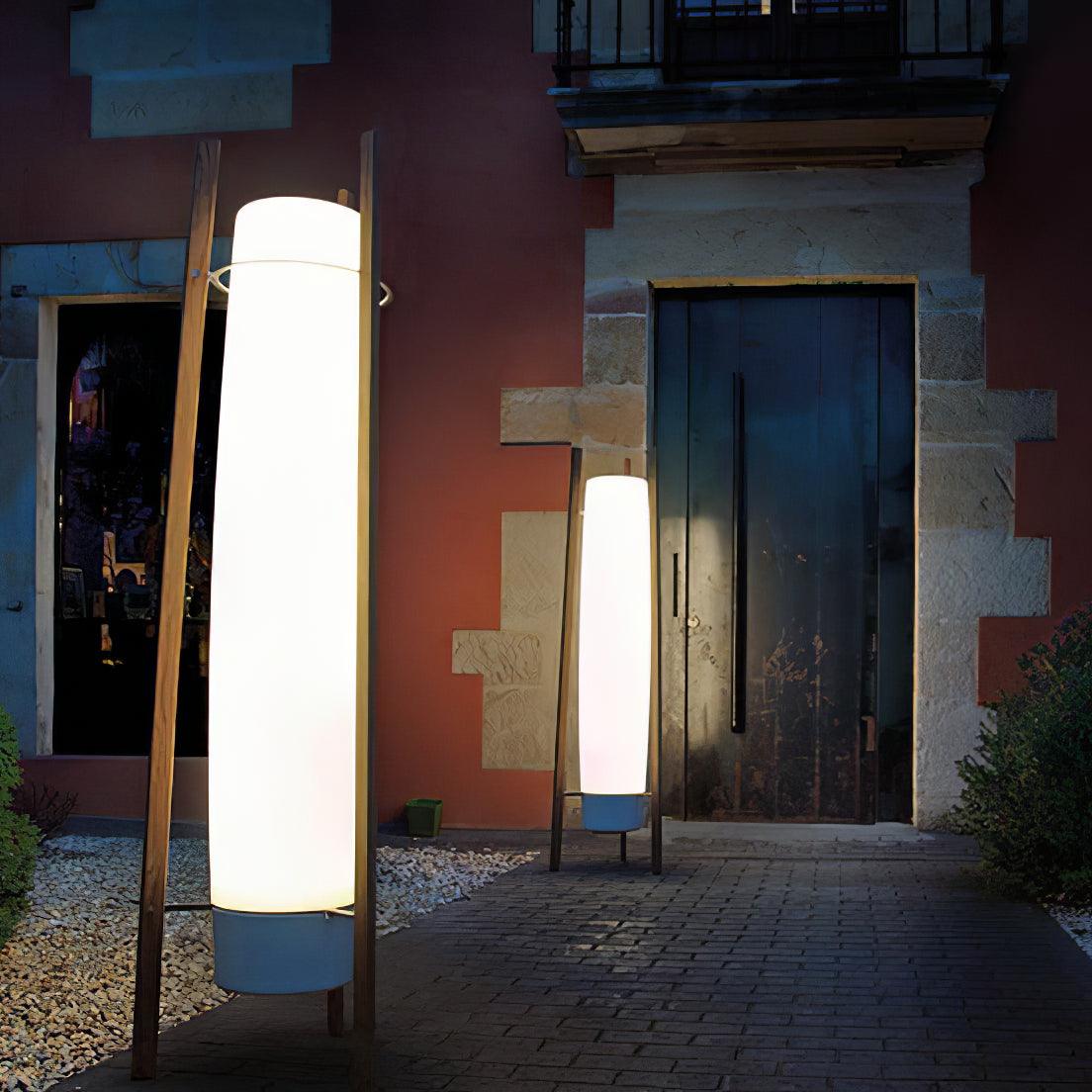 Zezoraril Wabi-Sabi Wood Floor Lamp-Neutral Decor