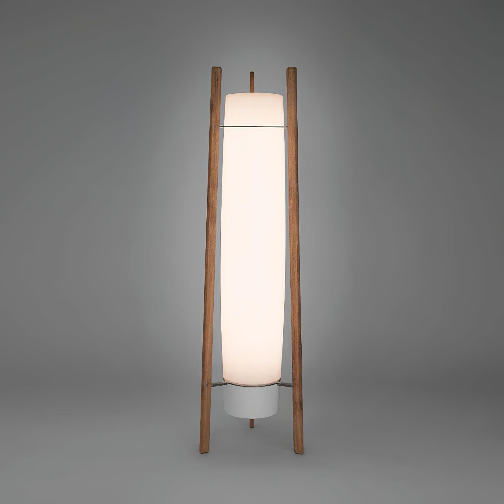 Zezoraril Wabi-Sabi Wood Floor Lamp-Neutral Decor