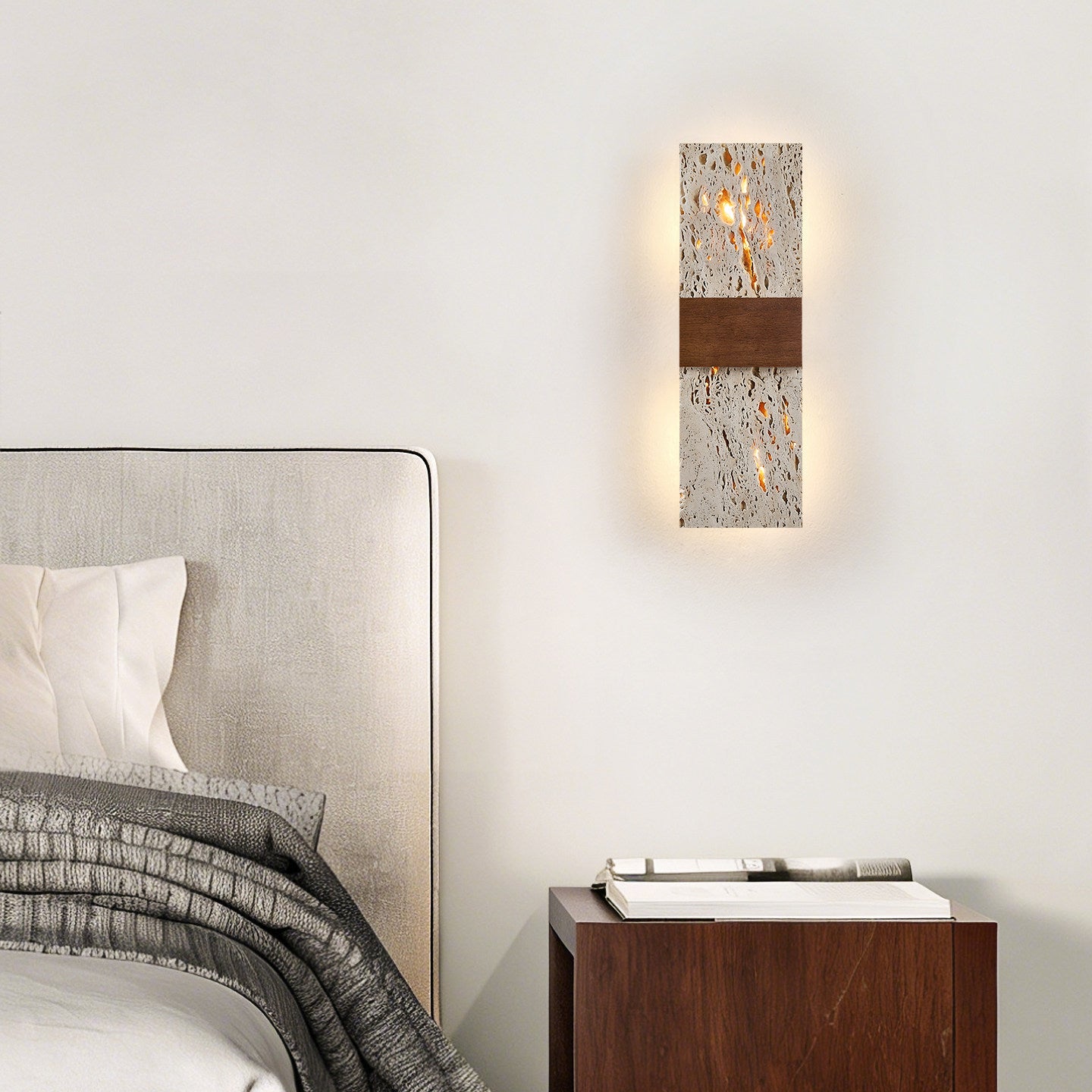 Siena Travertine Wall Light-Neutral Decor