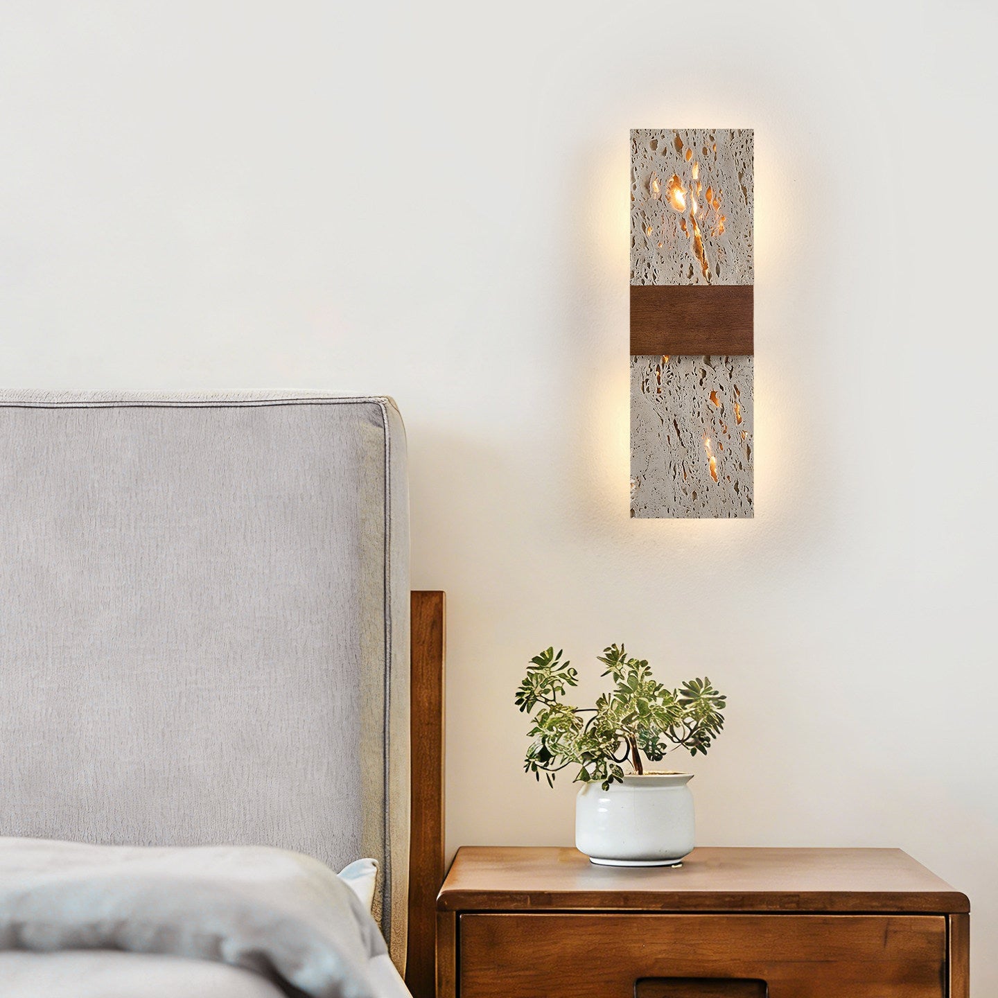 Siena Travertine Wall Light-Neutral Decor