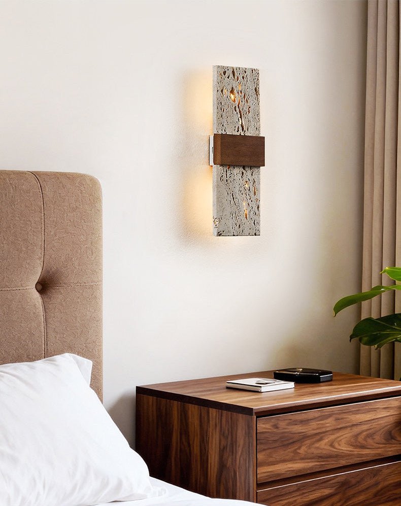 Siena Travertine Wall Light-Neutral Decor