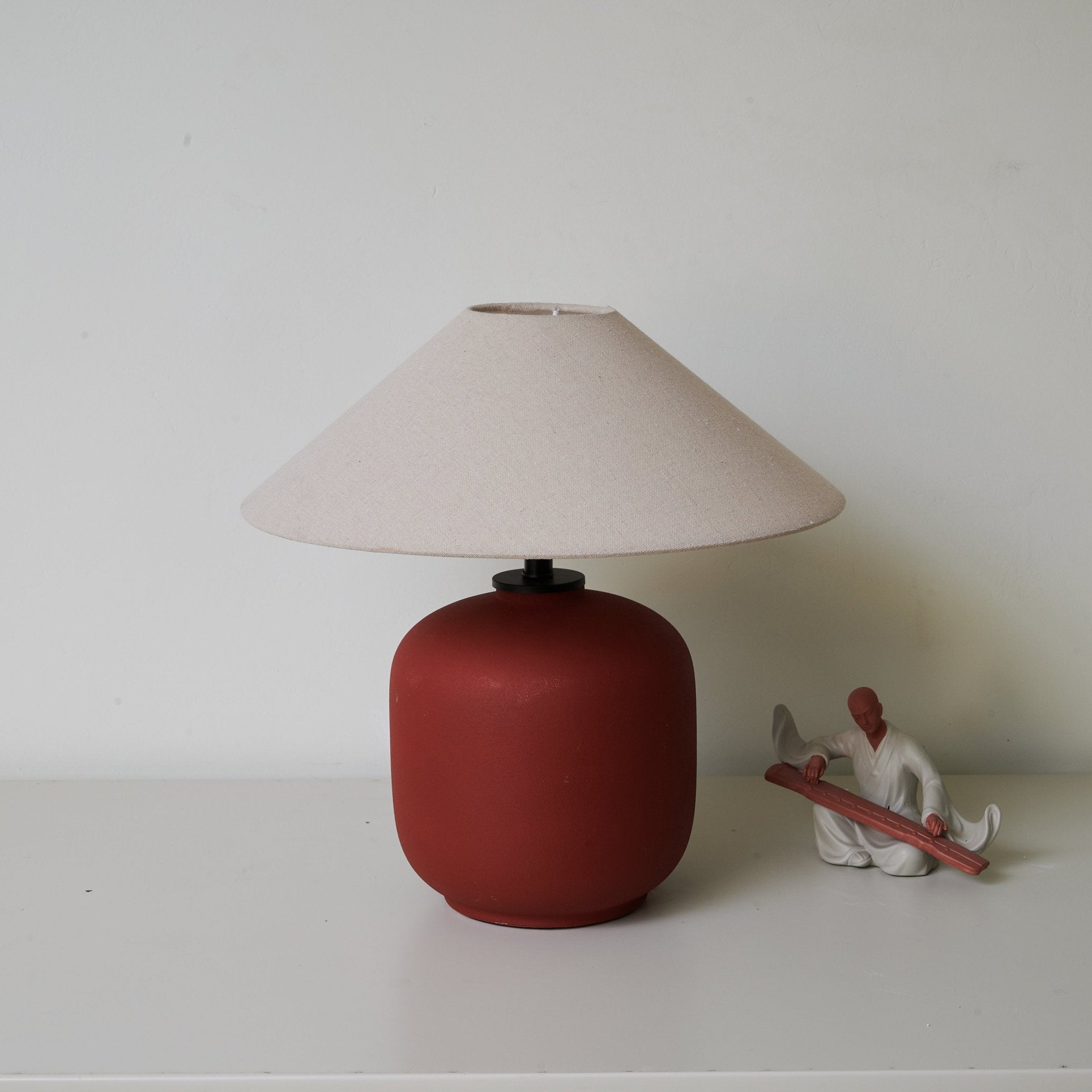 Gordon Ceramics Minimalist Table Lamp-Neutral Decor