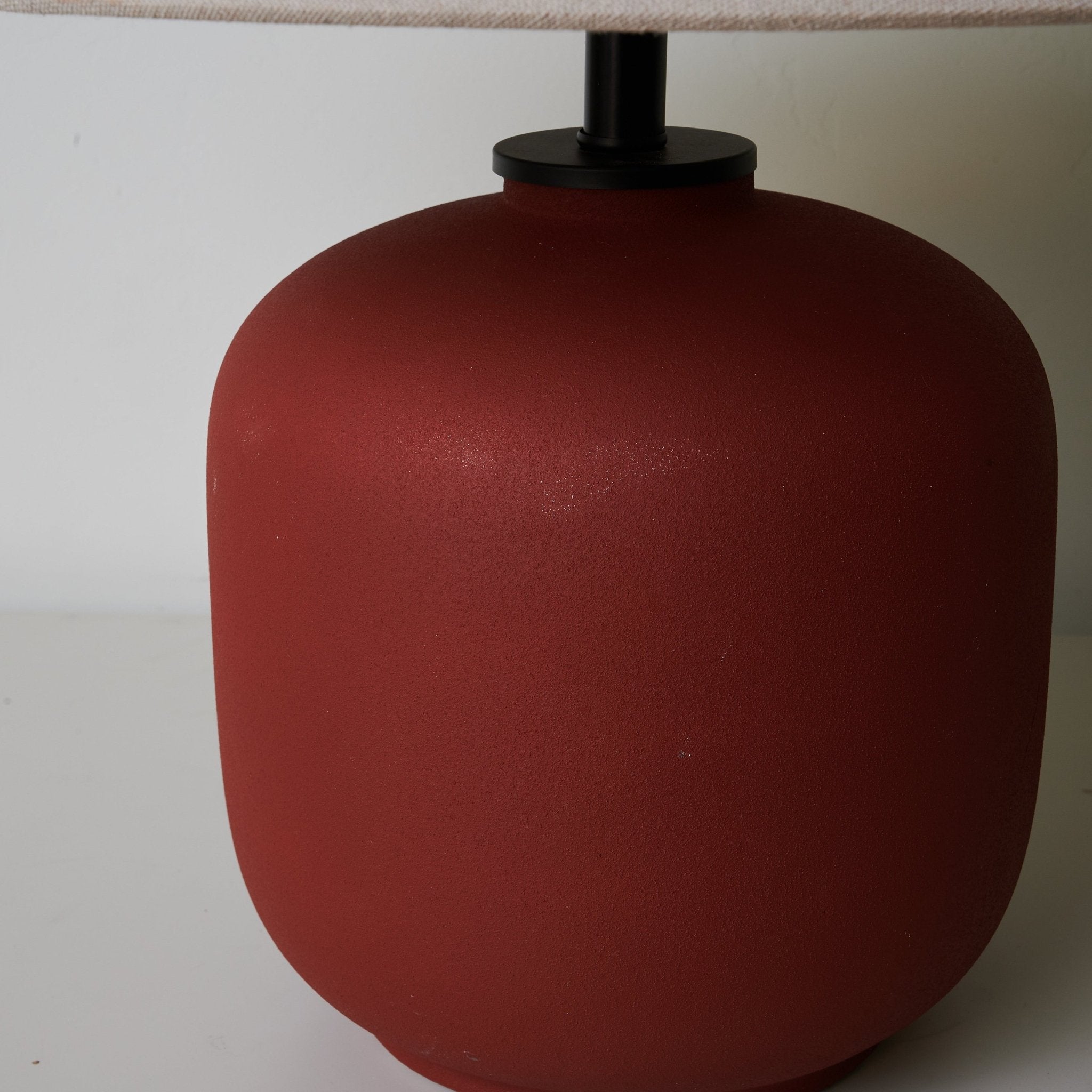 Gordon Ceramics Minimalist Table Lamp-Neutral Decor