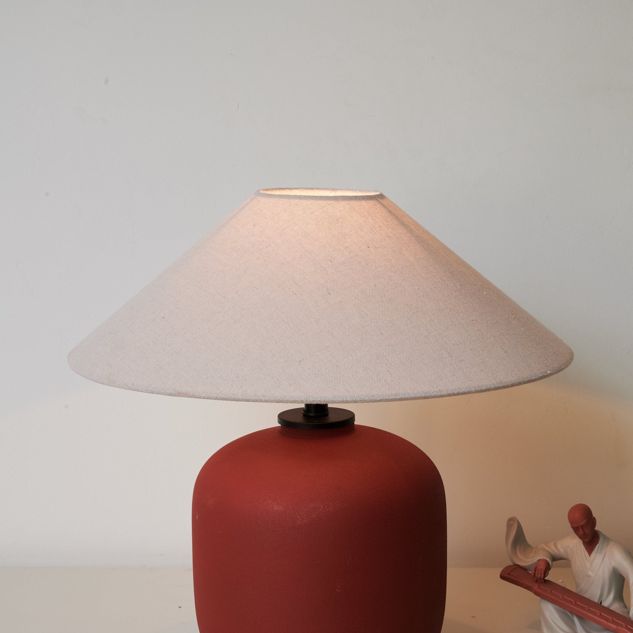 Gordon Ceramics Minimalist Table Lamp-Neutral Decor