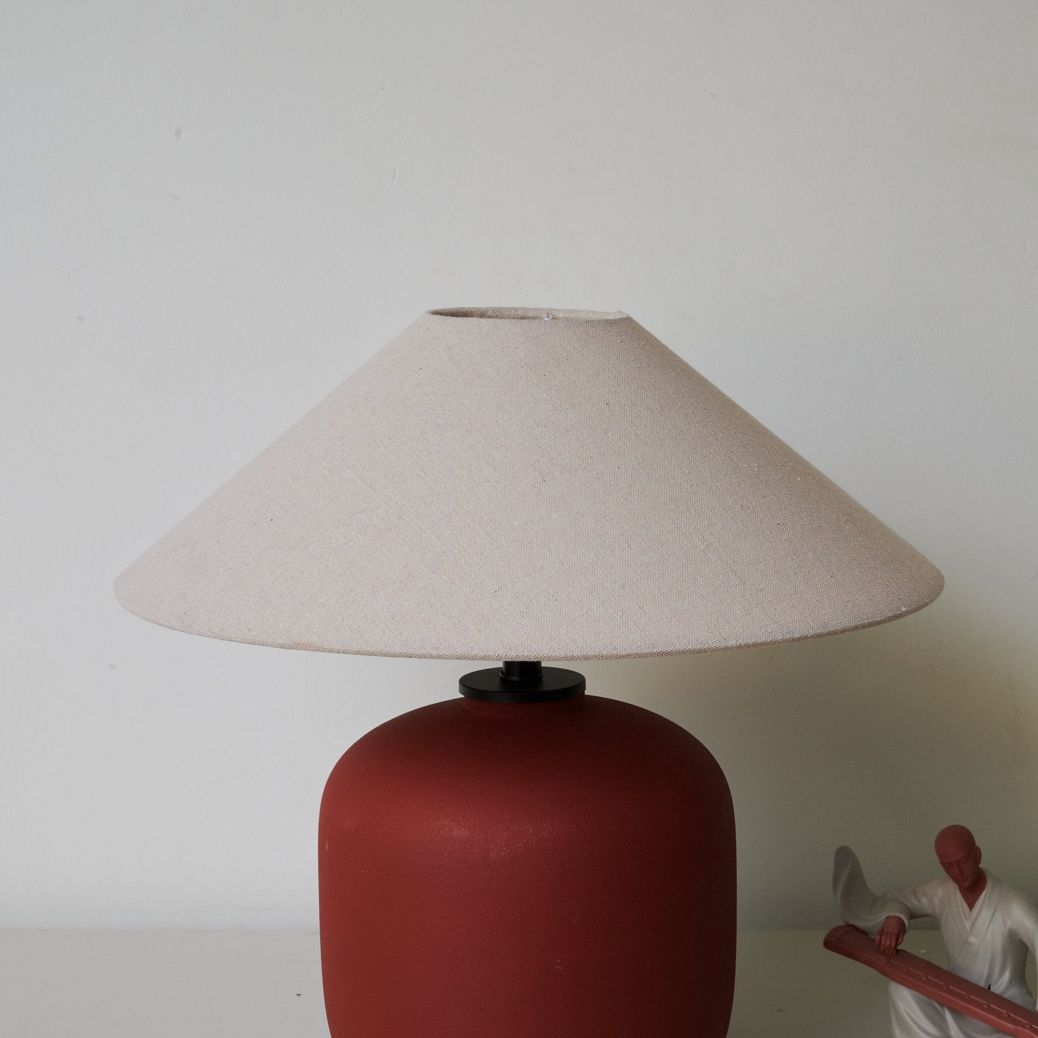 Gordon Ceramics Minimalist Table Lamp-Neutral Decor
