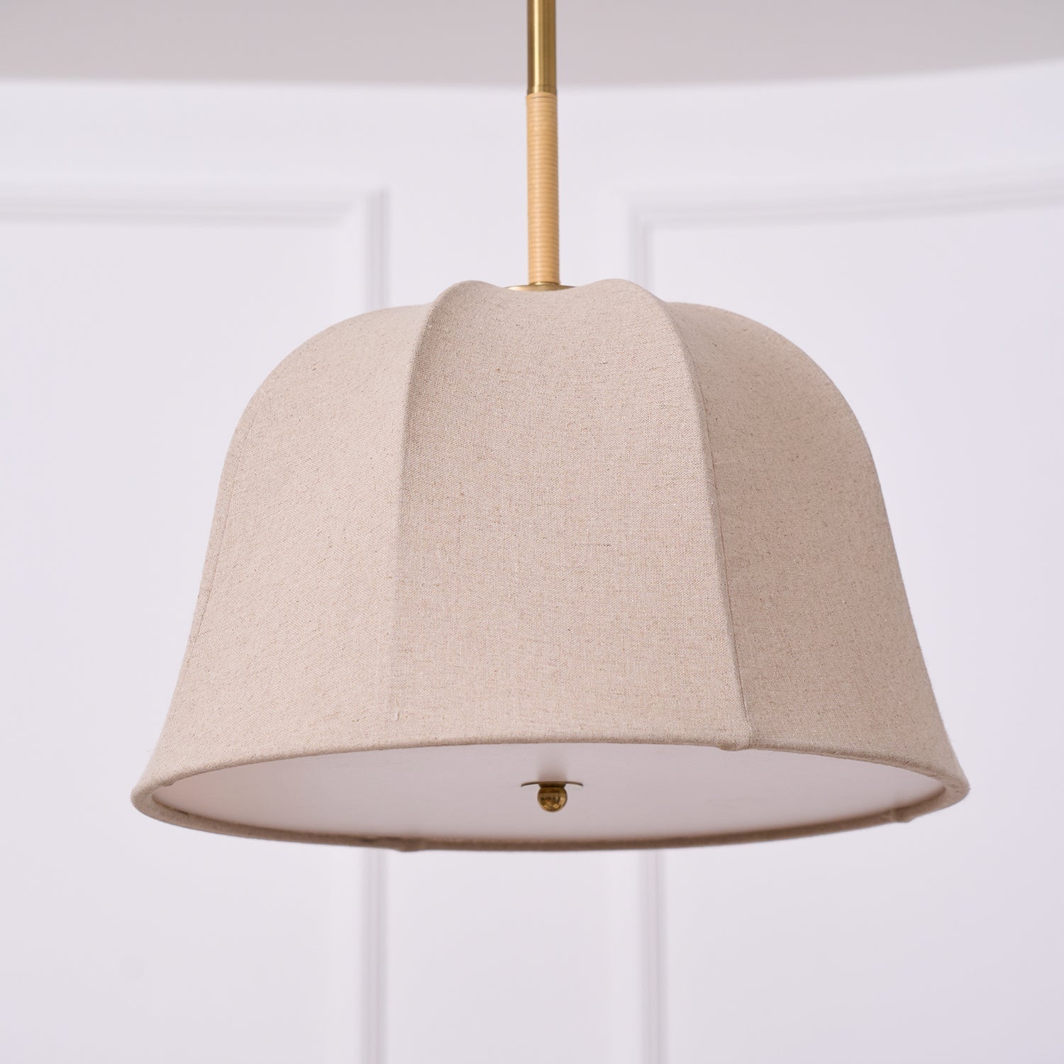 Fiora Vintage Fabric Pendant Lamp-Neutral Decor