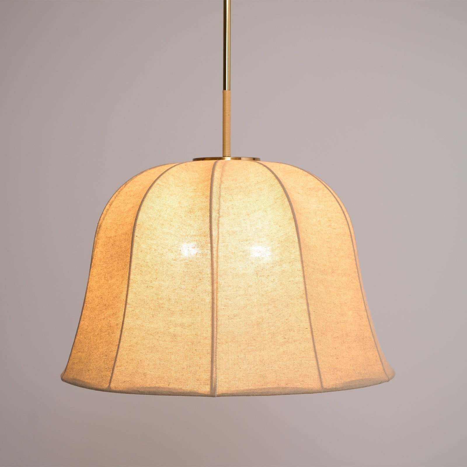 Fiora Vintage Fabric Pendant Lamp-Neutral Decor