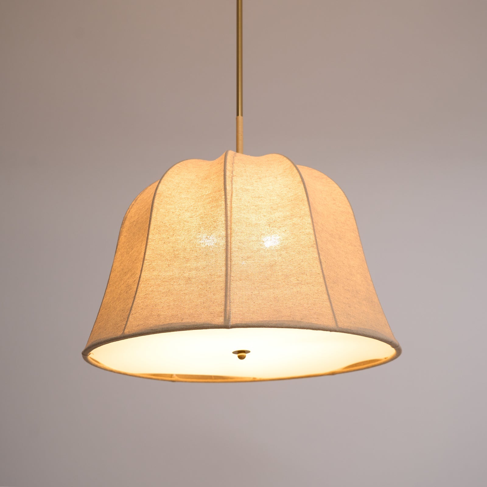 Fiora Vintage Fabric Pendant Lamp-Neutral Decor