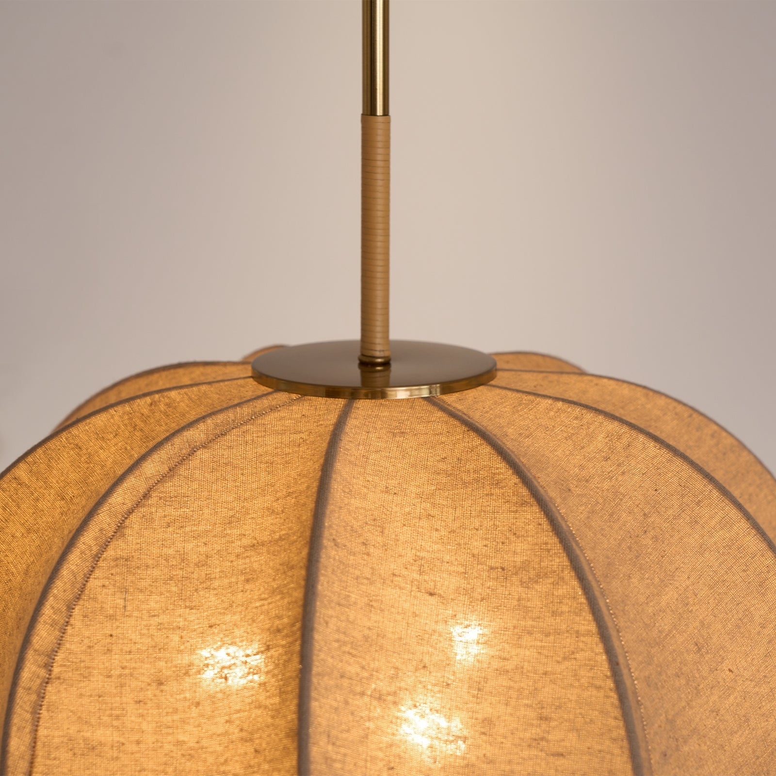 Fiora Vintage Fabric Pendant Lamp-Neutral Decor