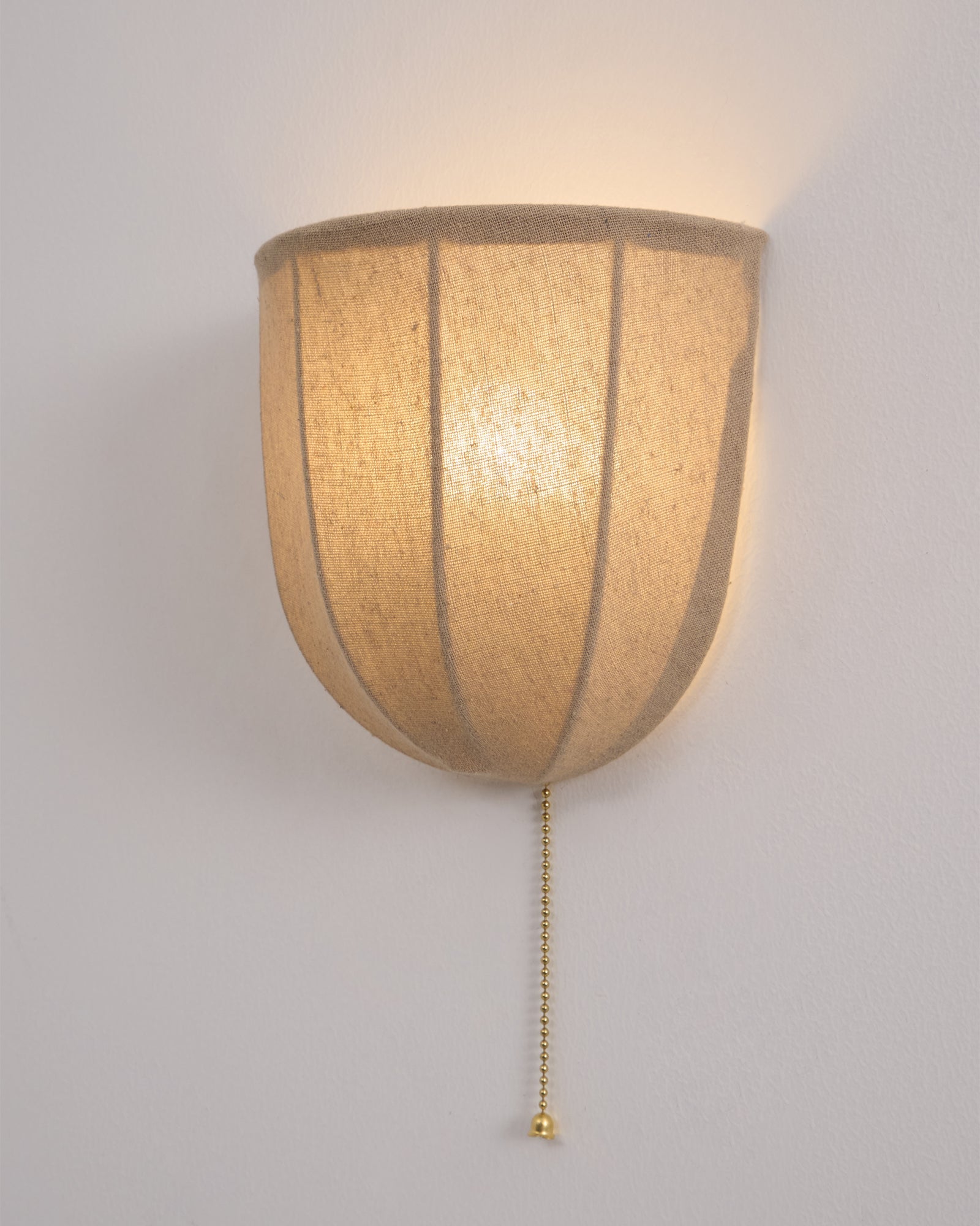 Griswold Natural Linen Fabric Sconce Wall lamp-Neutral Decor