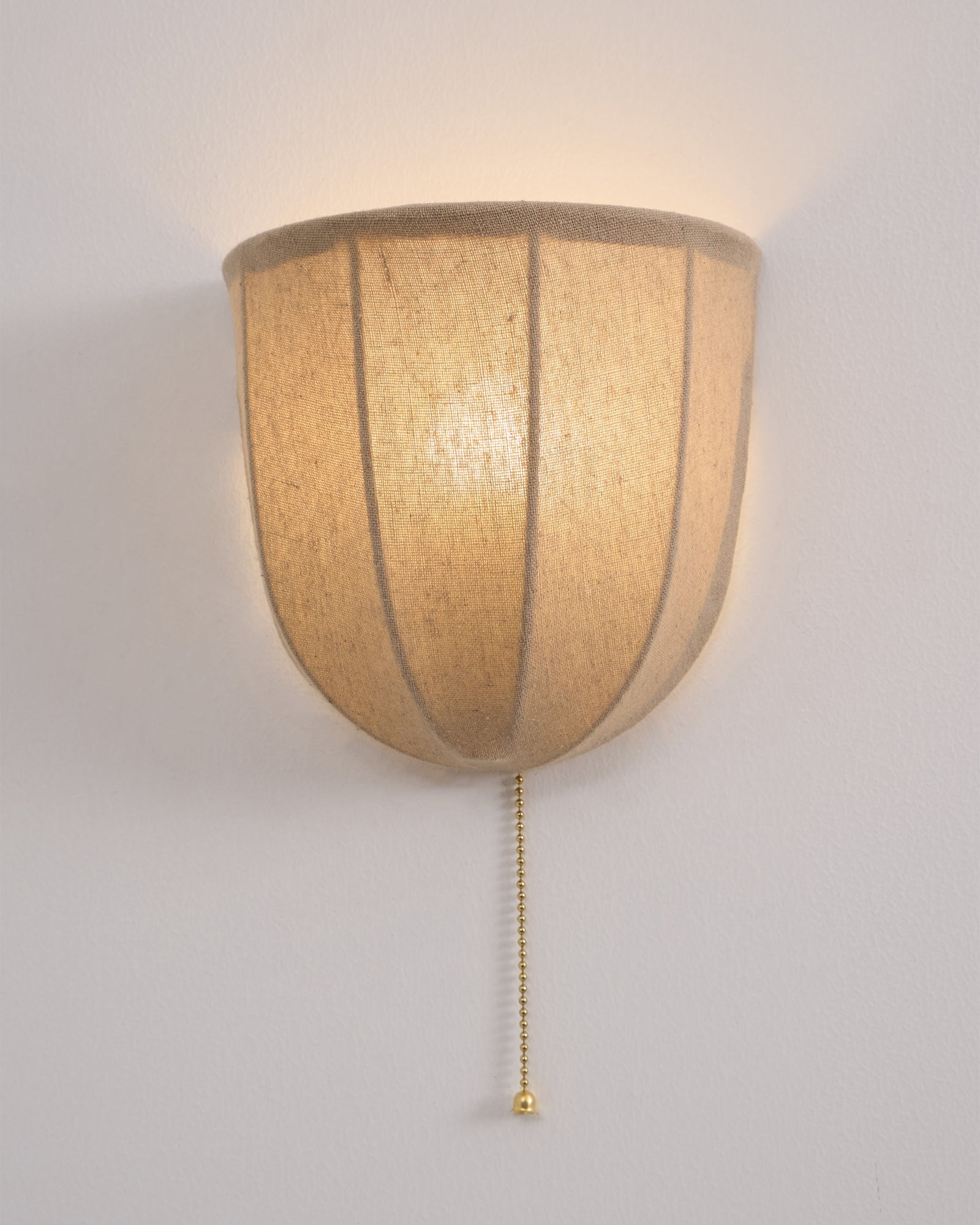Griswold Natural Linen Fabric Sconce Wall lamp-Neutral Decor