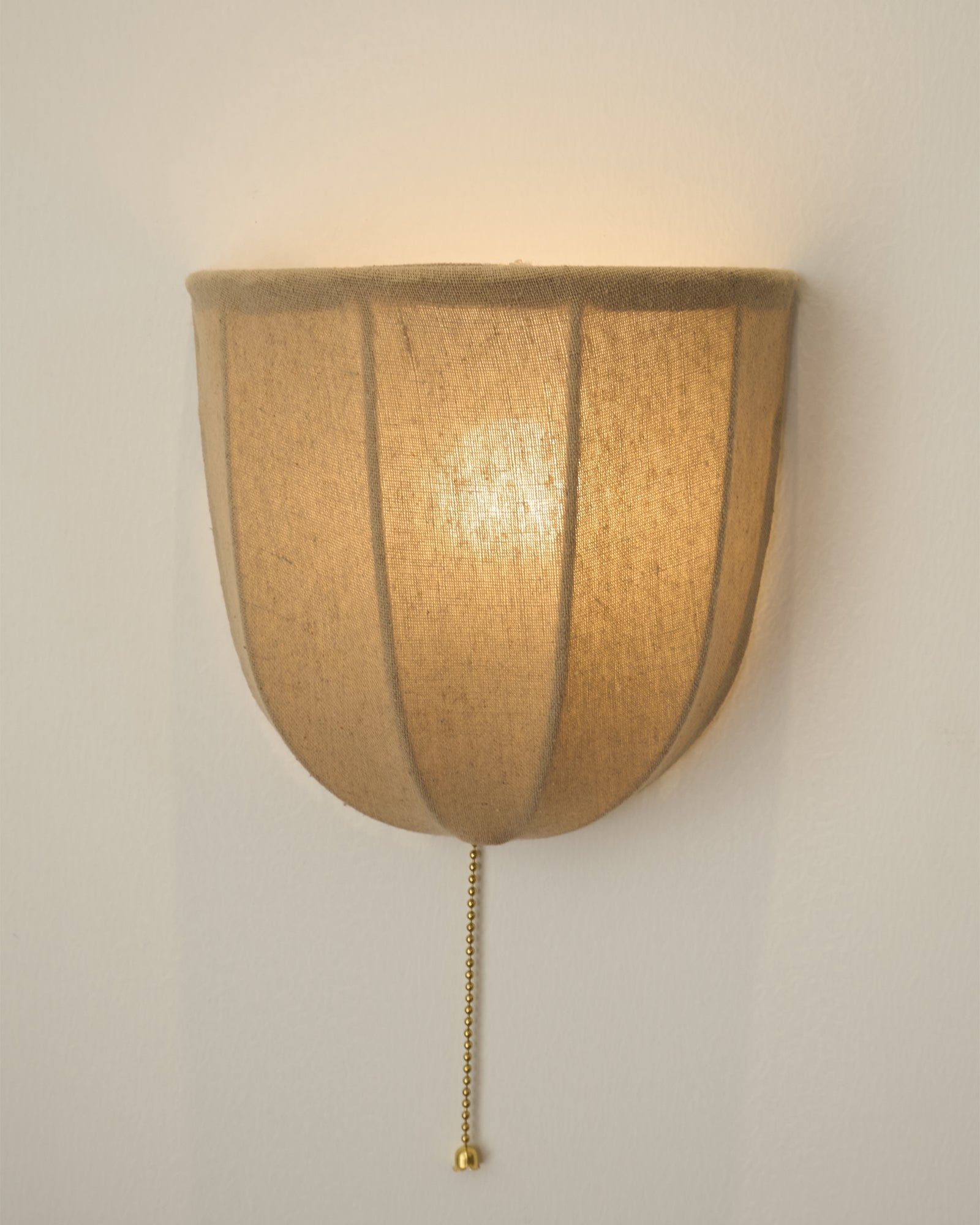 Griswold Natural Linen Fabric Sconce Wall lamp-Neutral Decor