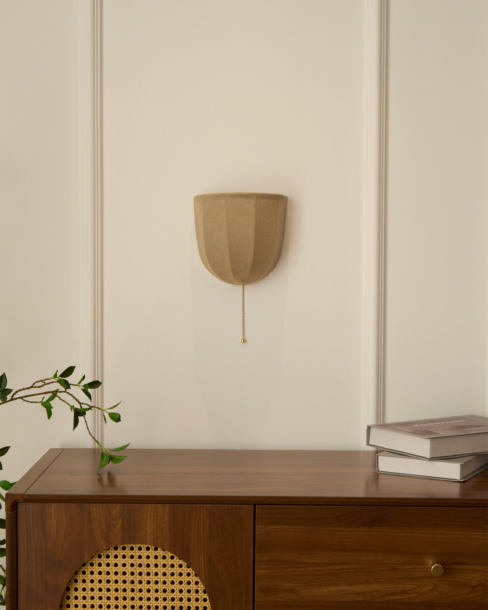 Griswold Natural Linen Fabric Sconce Wall lamp-Neutral Decor