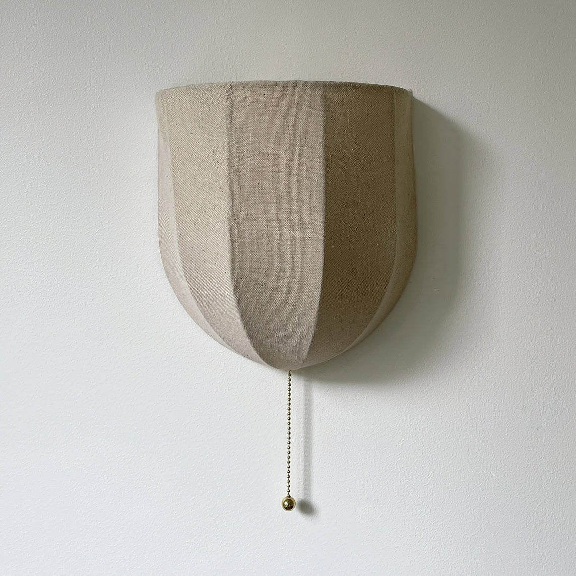 Griswold Natural Linen Fabric Sconce Wall lamp-Neutral Decor