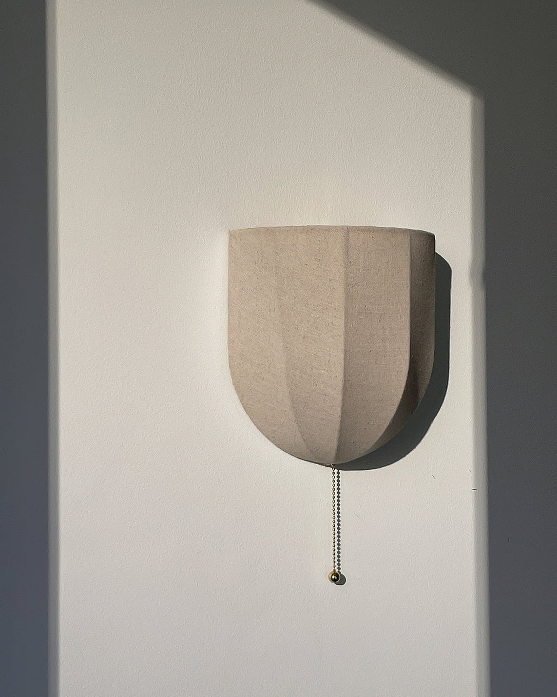 Griswold Natural Linen Fabric Sconce Wall lamp-Neutral Decor