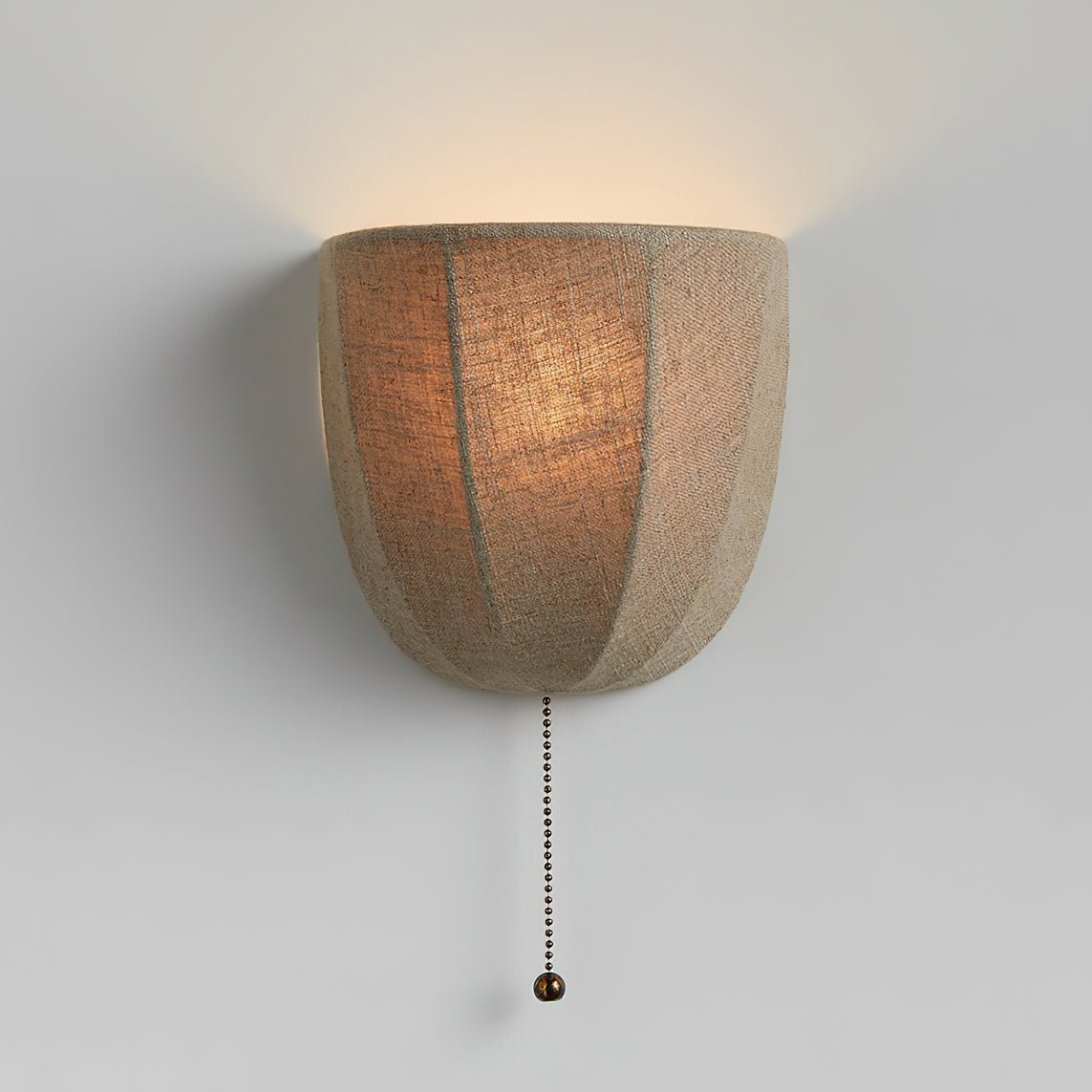 Griswold Natural Linen Fabric Sconce Wall lamp-Neutral Decor