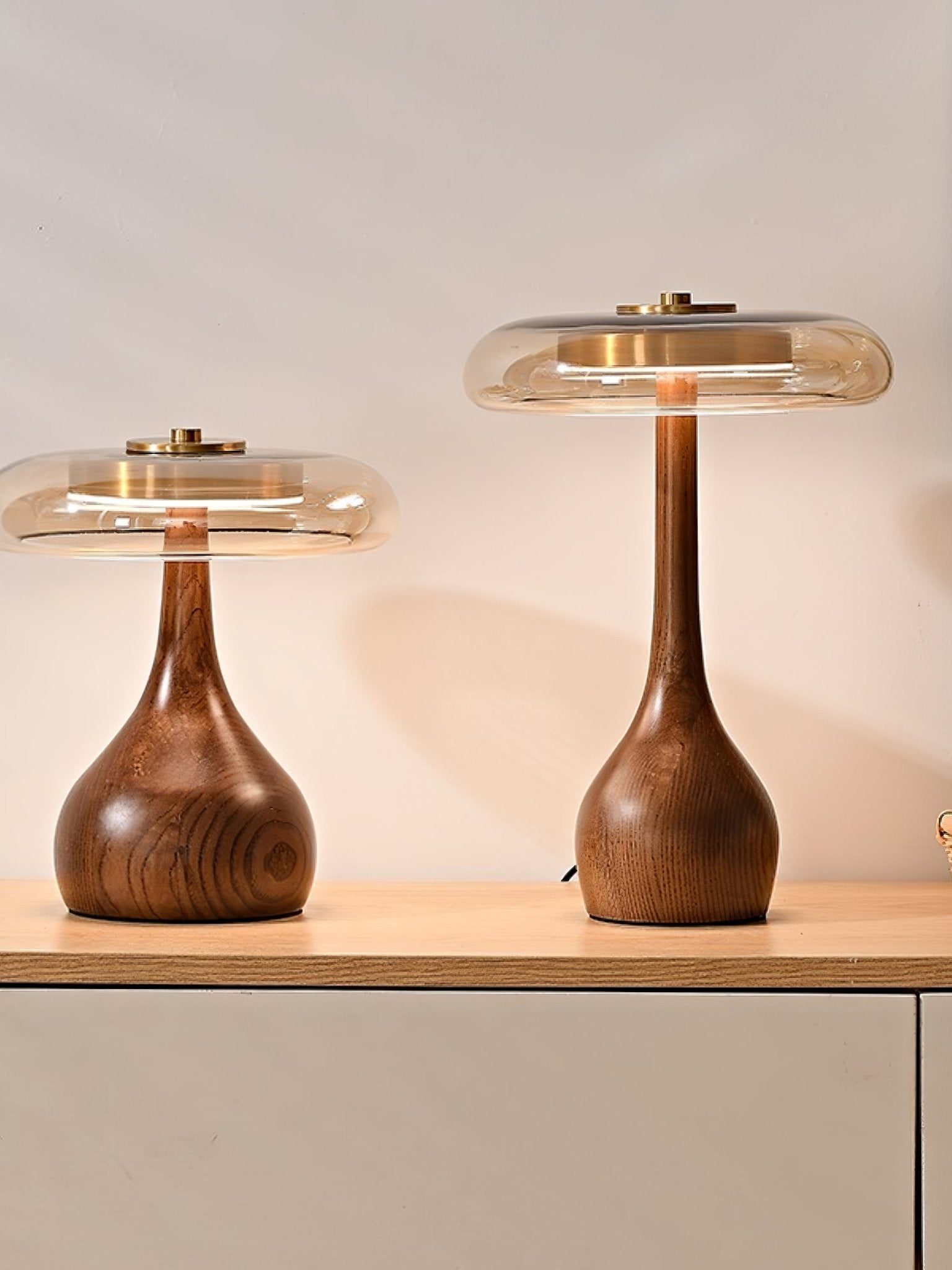 Bux Modern Wood Table Lamp-Neutral Decor