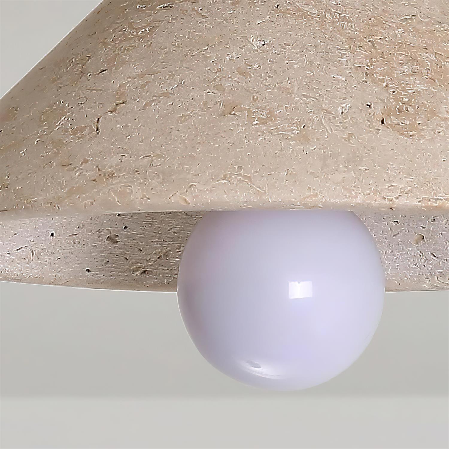 Bramwell Travertine Ceiling Lamp