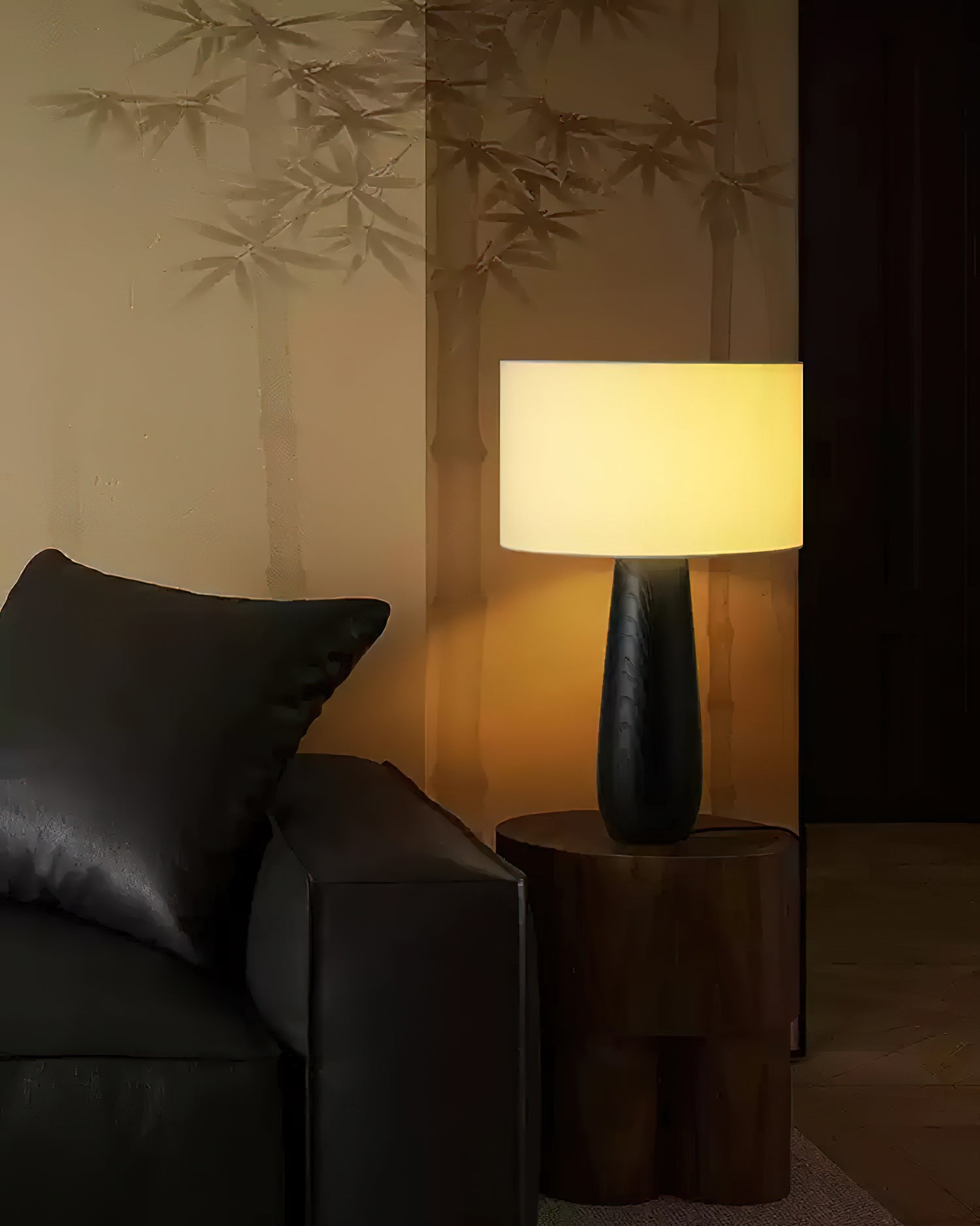 Aero Nordic Fabric Table Lamp-Neutral Decor
