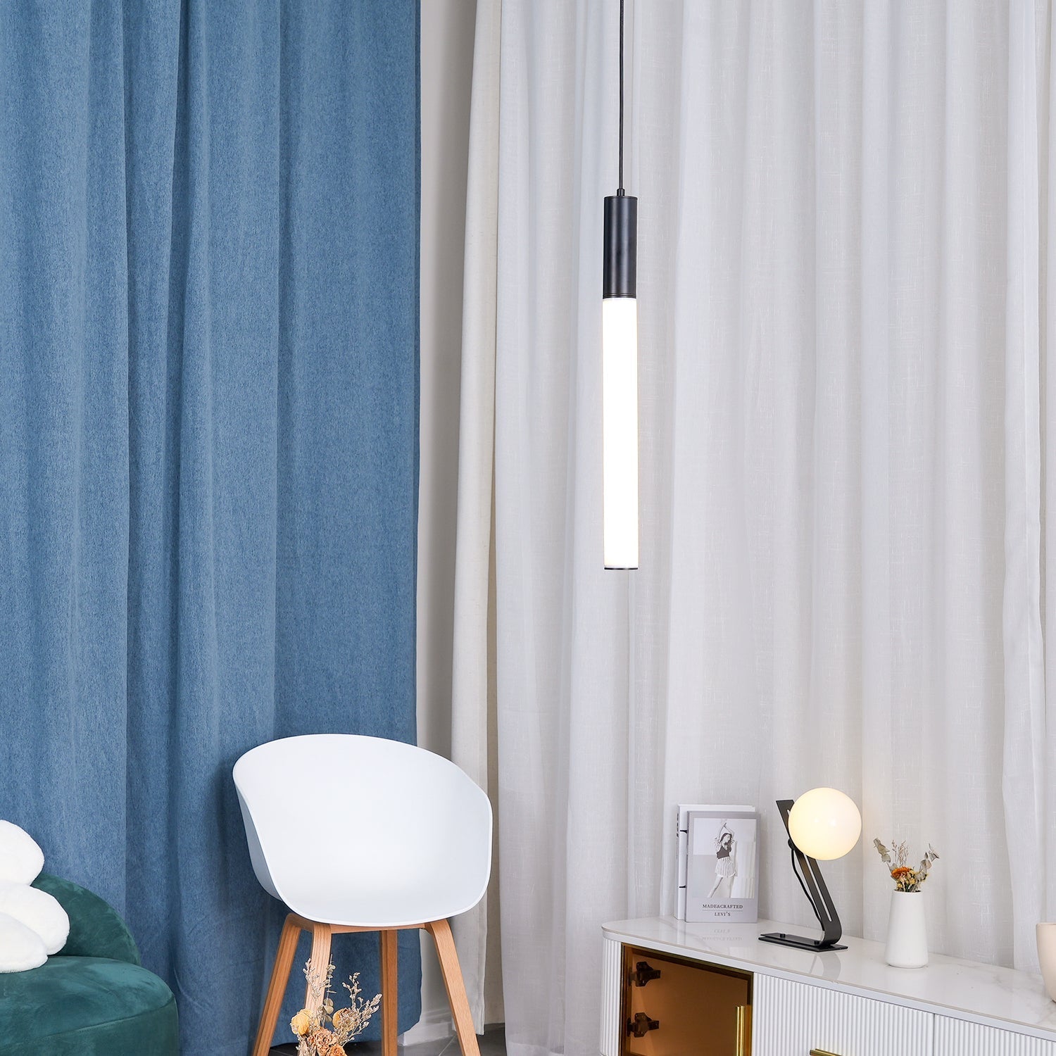 Winnie Modern Pendant Light-Neutral Decor