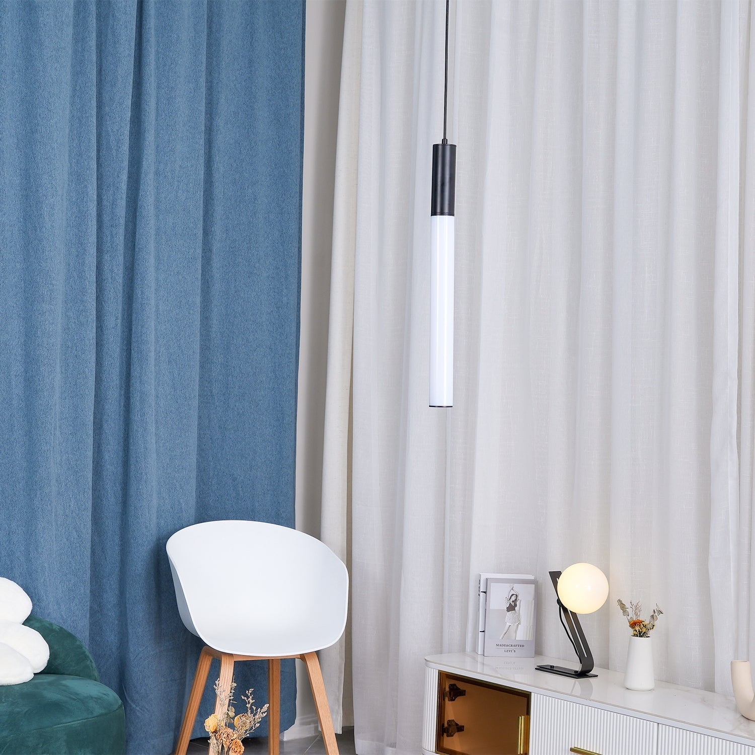 Winnie Modern Pendant Light-Neutral Decor