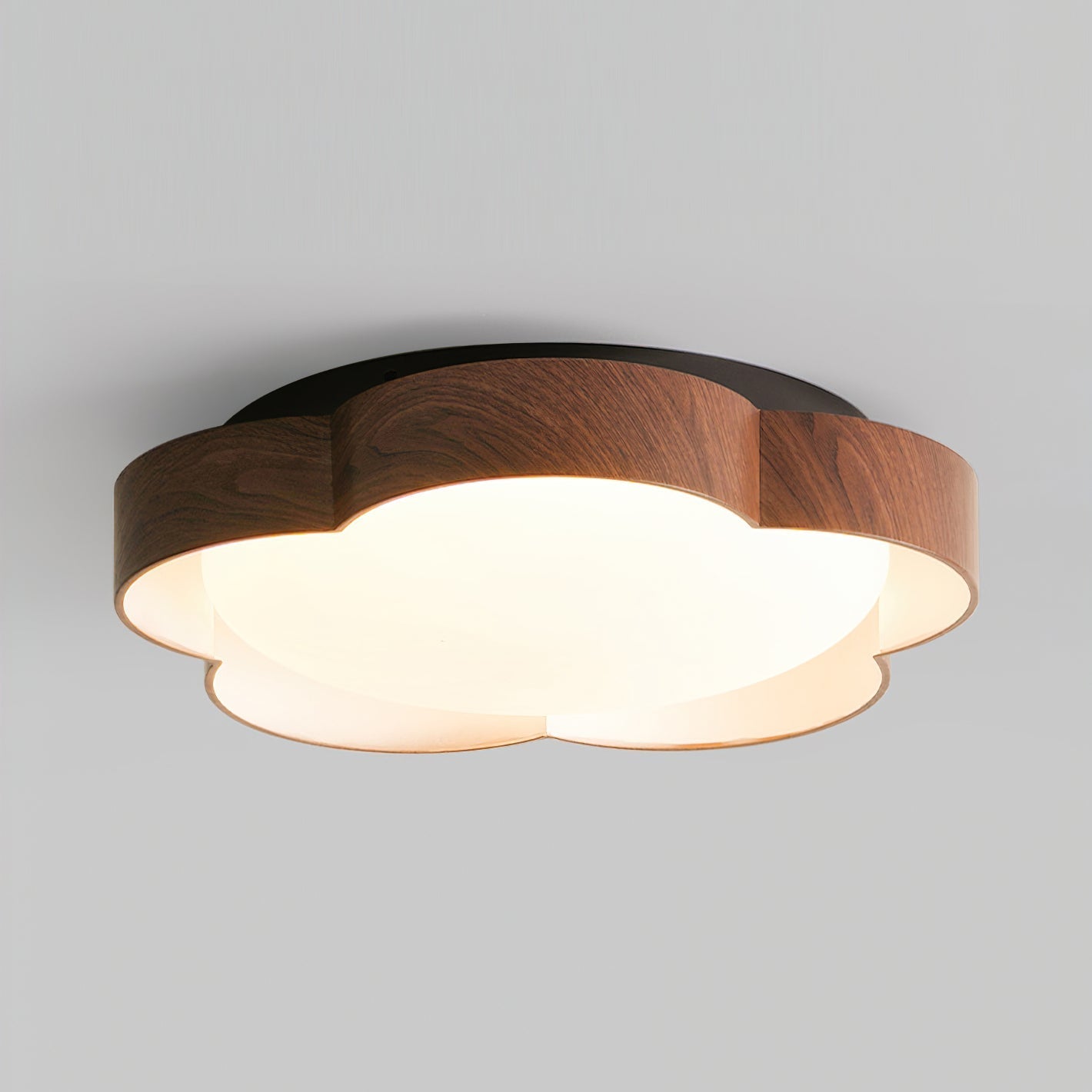 View of the Sika Ceiling Lamp from below, showing the light source.