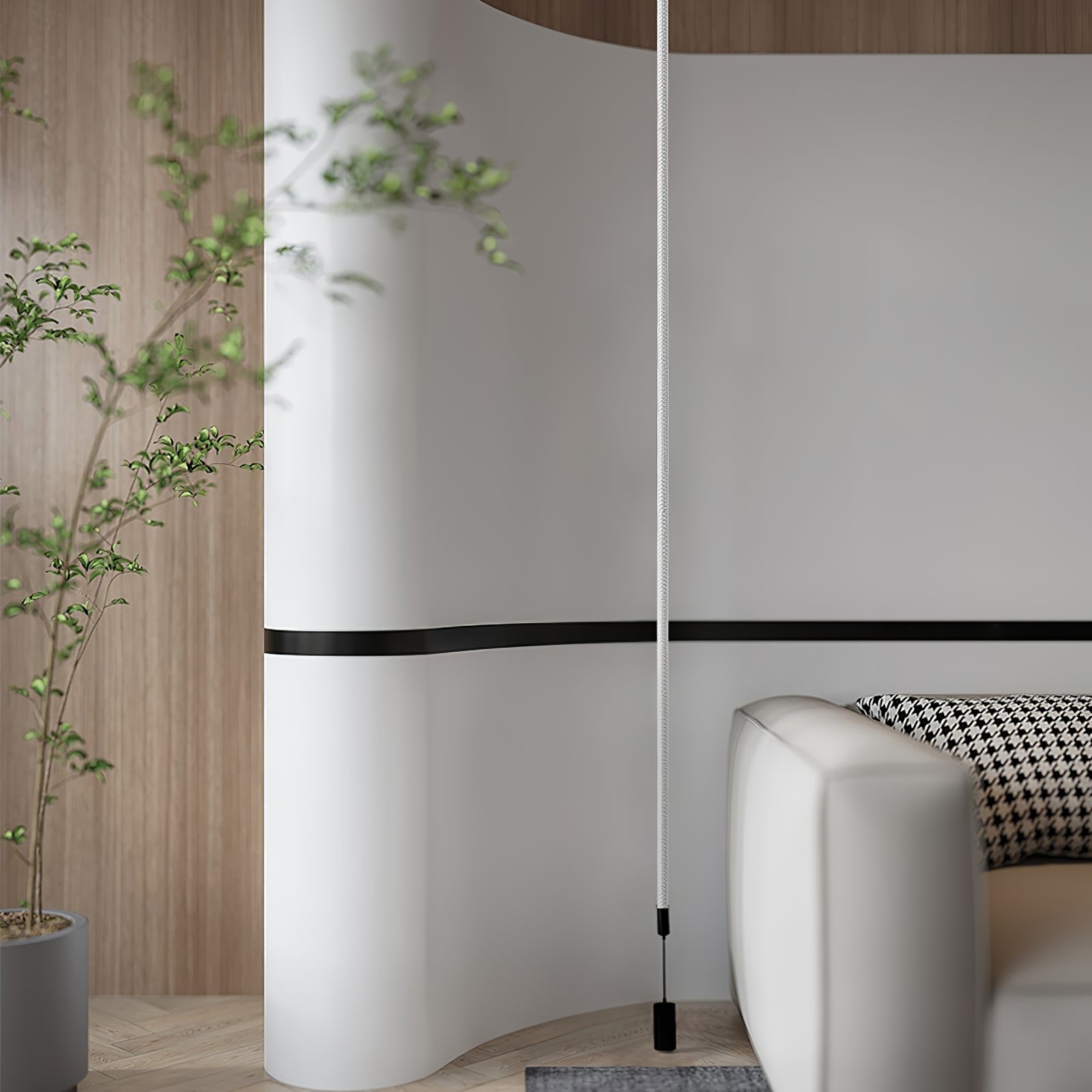 Osile Modern Minimalist Vertical Pendant Light-Neutral Decor