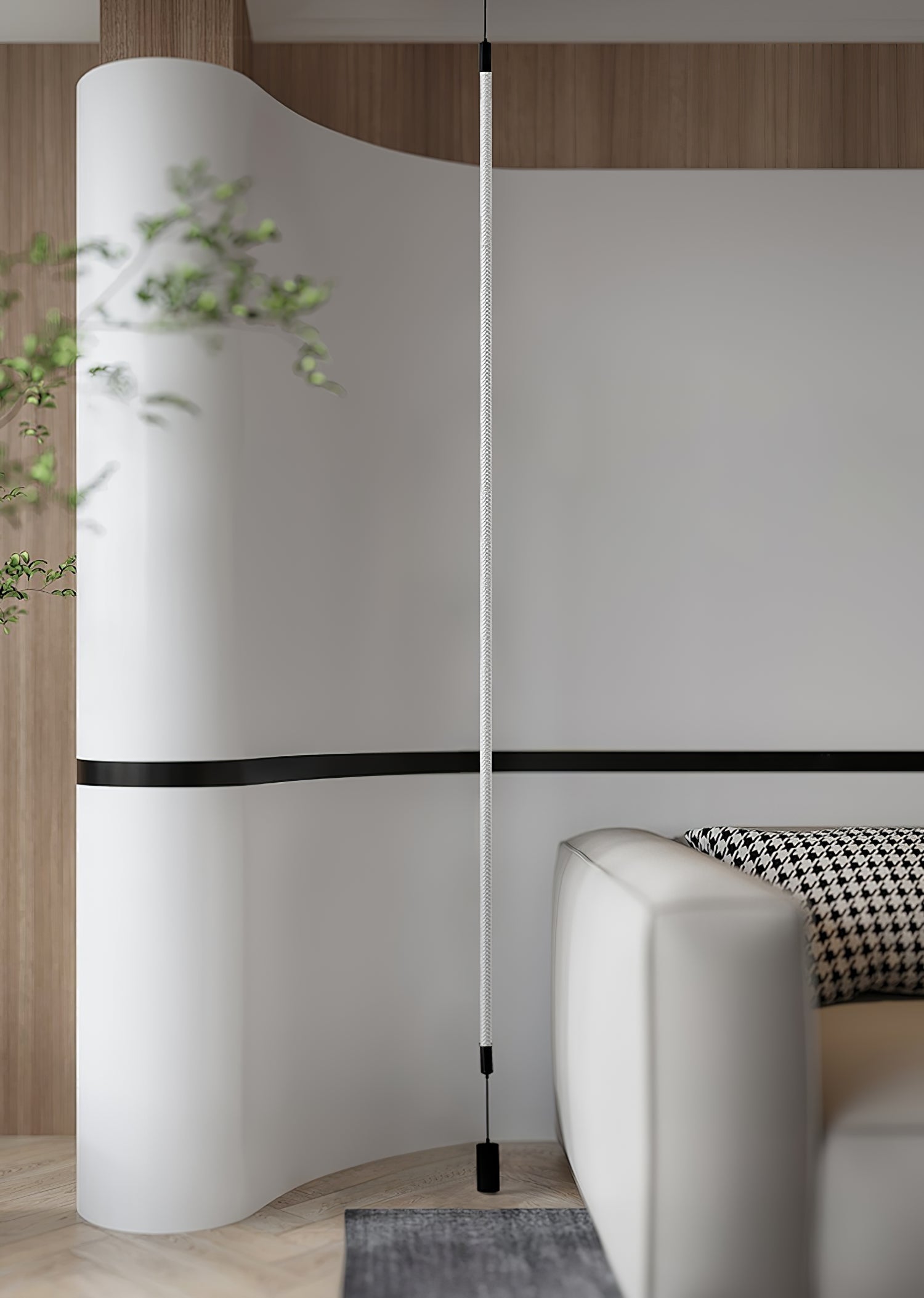 Osile Modern Minimalist Vertical Pendant Light-Neutral Decor