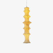 Elraeor Layered Mulberry Silk Pendant Light-Neutral Decor