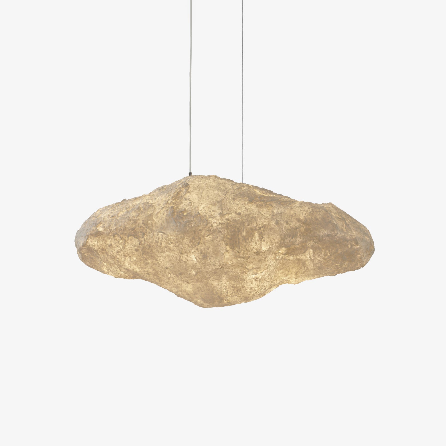 Elliros Textured Paper Pulp Pendant Light-Neutral Decor