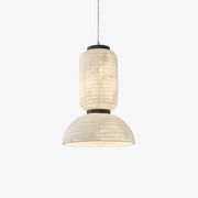 Uldoror Traditional Art Modern Silk Pendant Light-Neutral Decor
