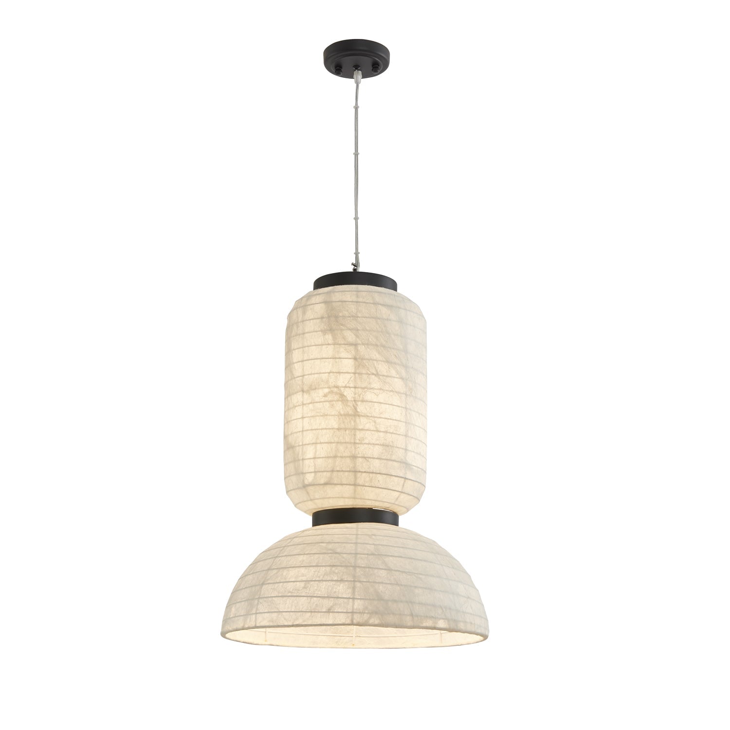 Uldoror Traditional Art Modern Silk Pendant Light-Neutral Decor