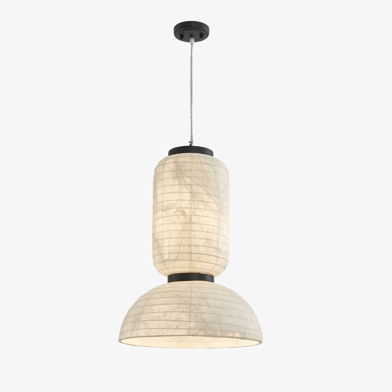Uldoror Traditional Art Modern Silk Pendant Light-Neutral Decor