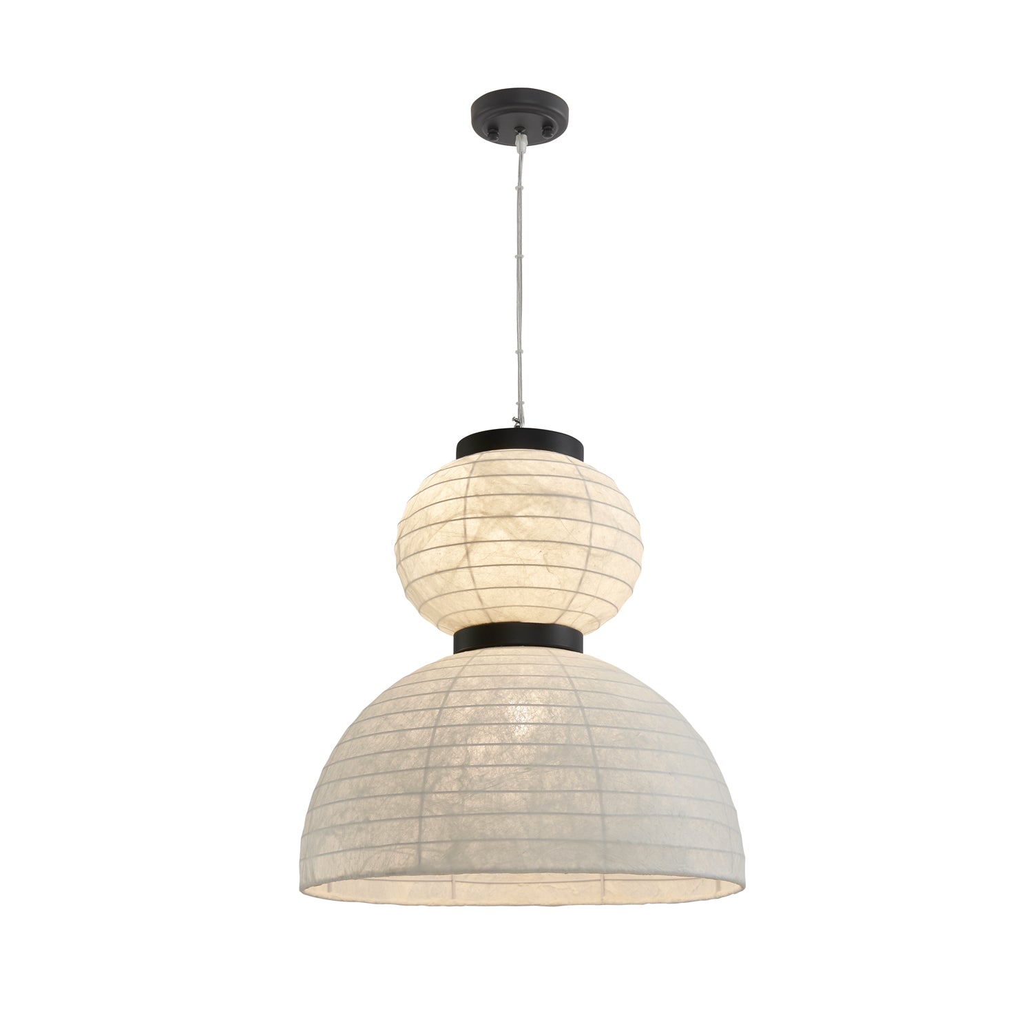 Uldoror Traditional Art Modern Silk Pendant Light-Neutral Decor