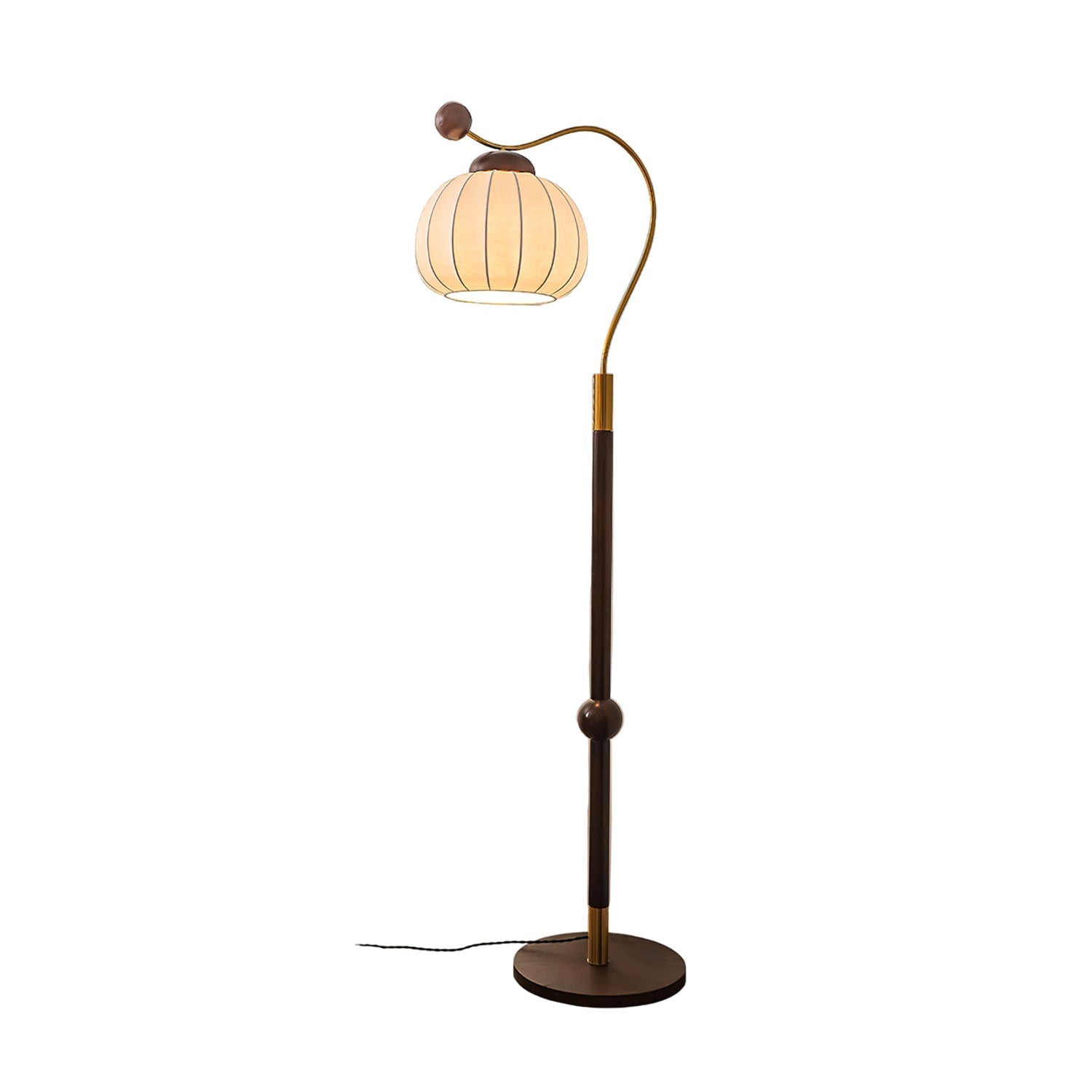 Devenor Silk Wood Floor Lamp-Neutral Decor